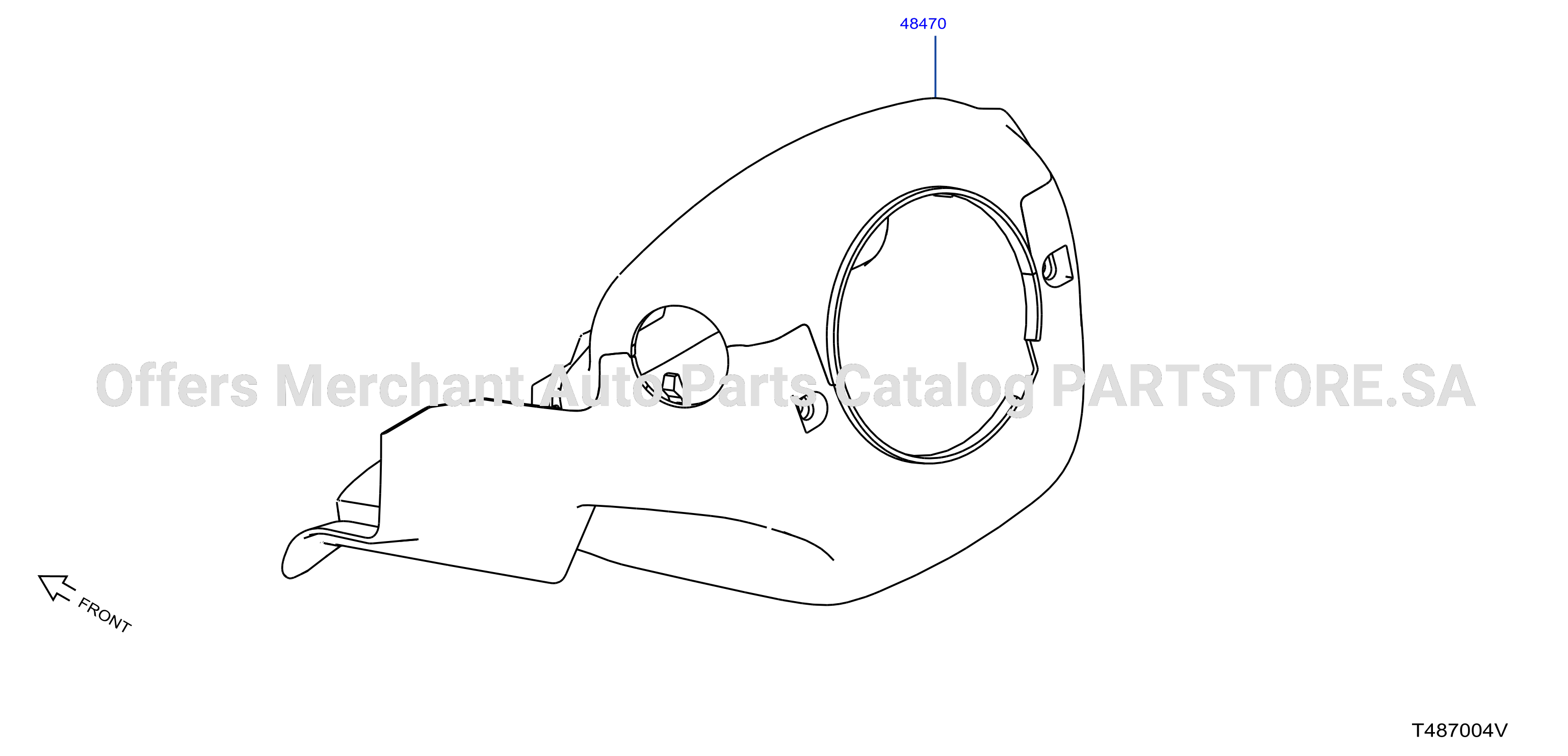 Steering Column Shell Cover