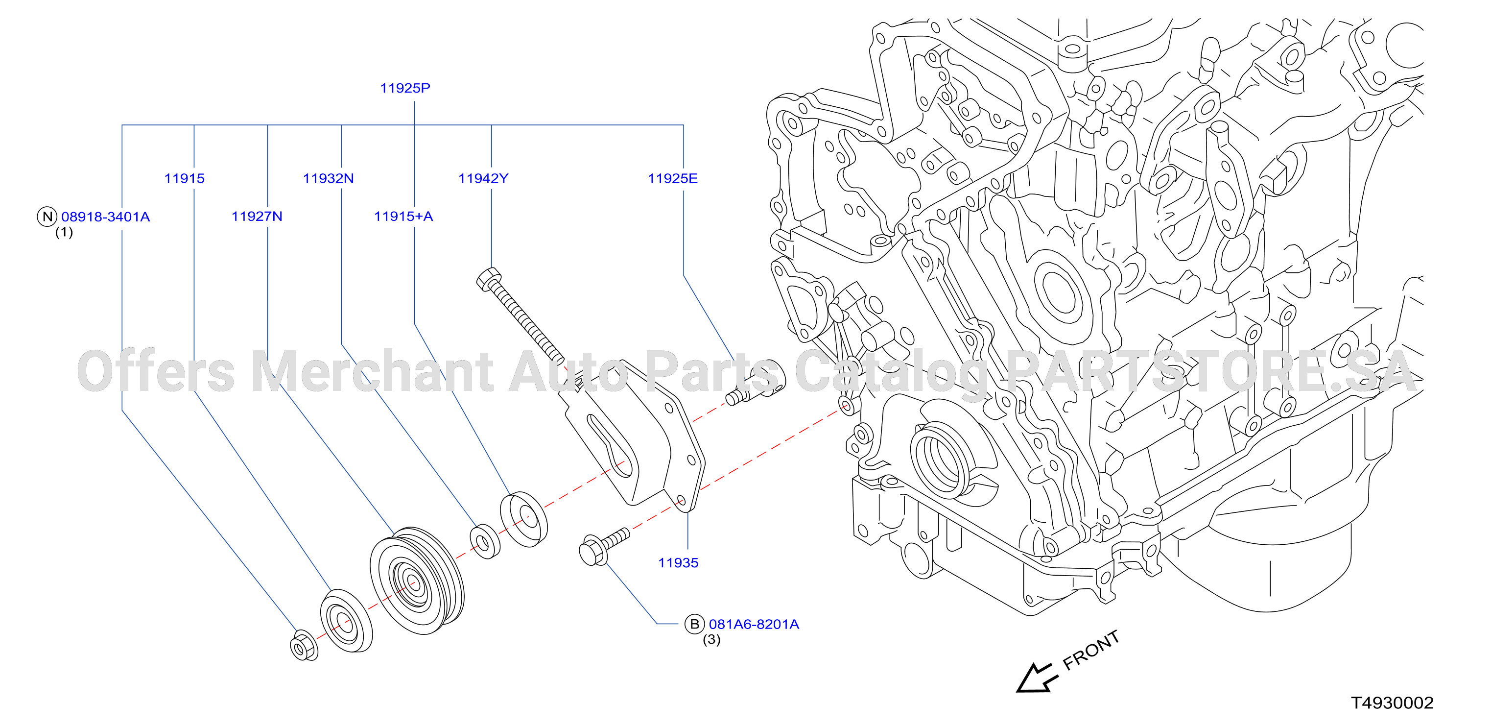 Power Steering Pump Mounting