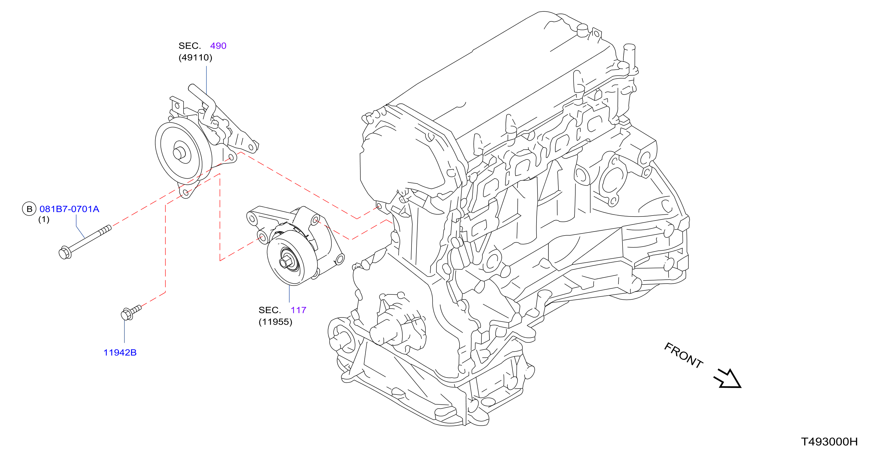 Power Steering Pump Mounting