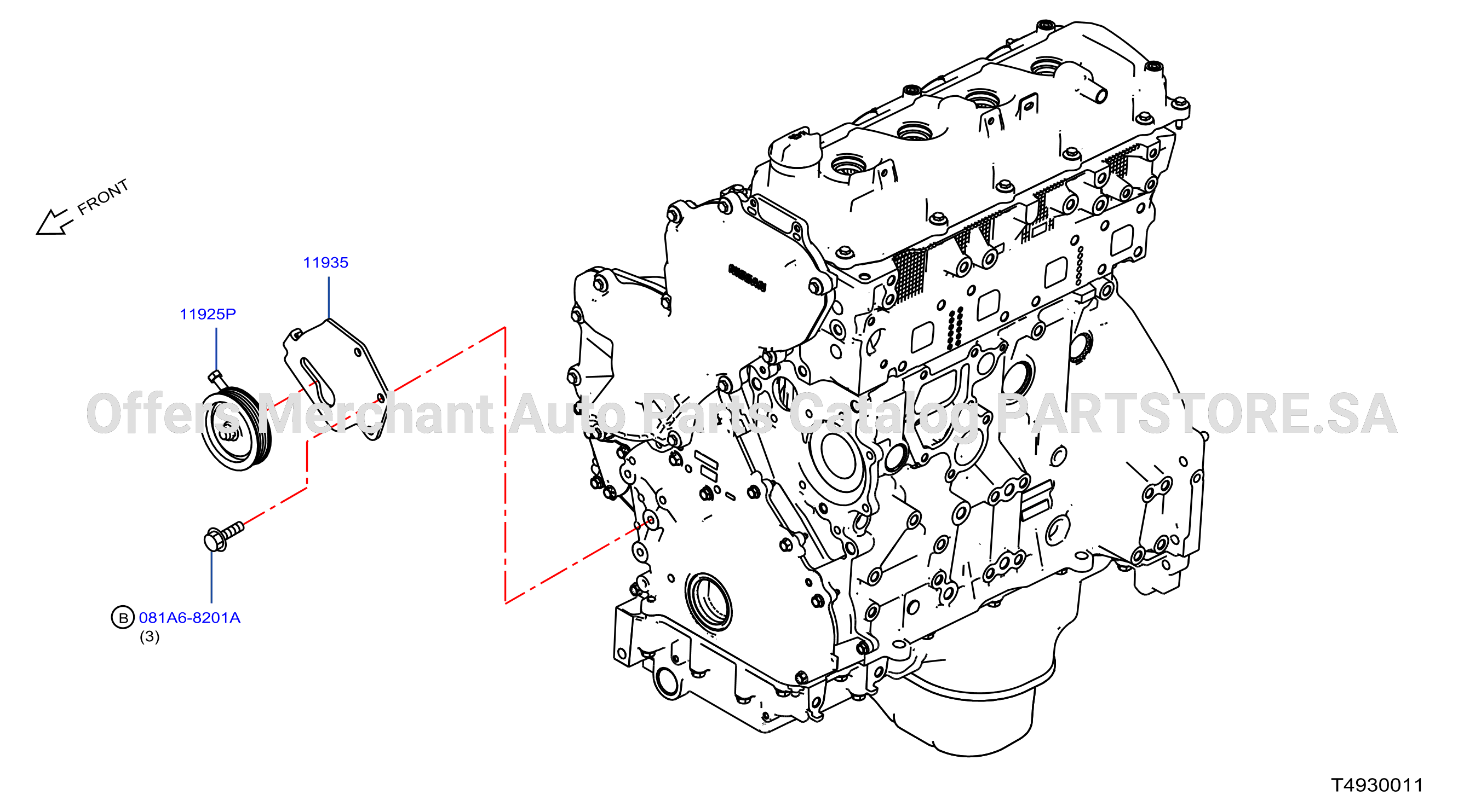 Power Steering Pump Mounting