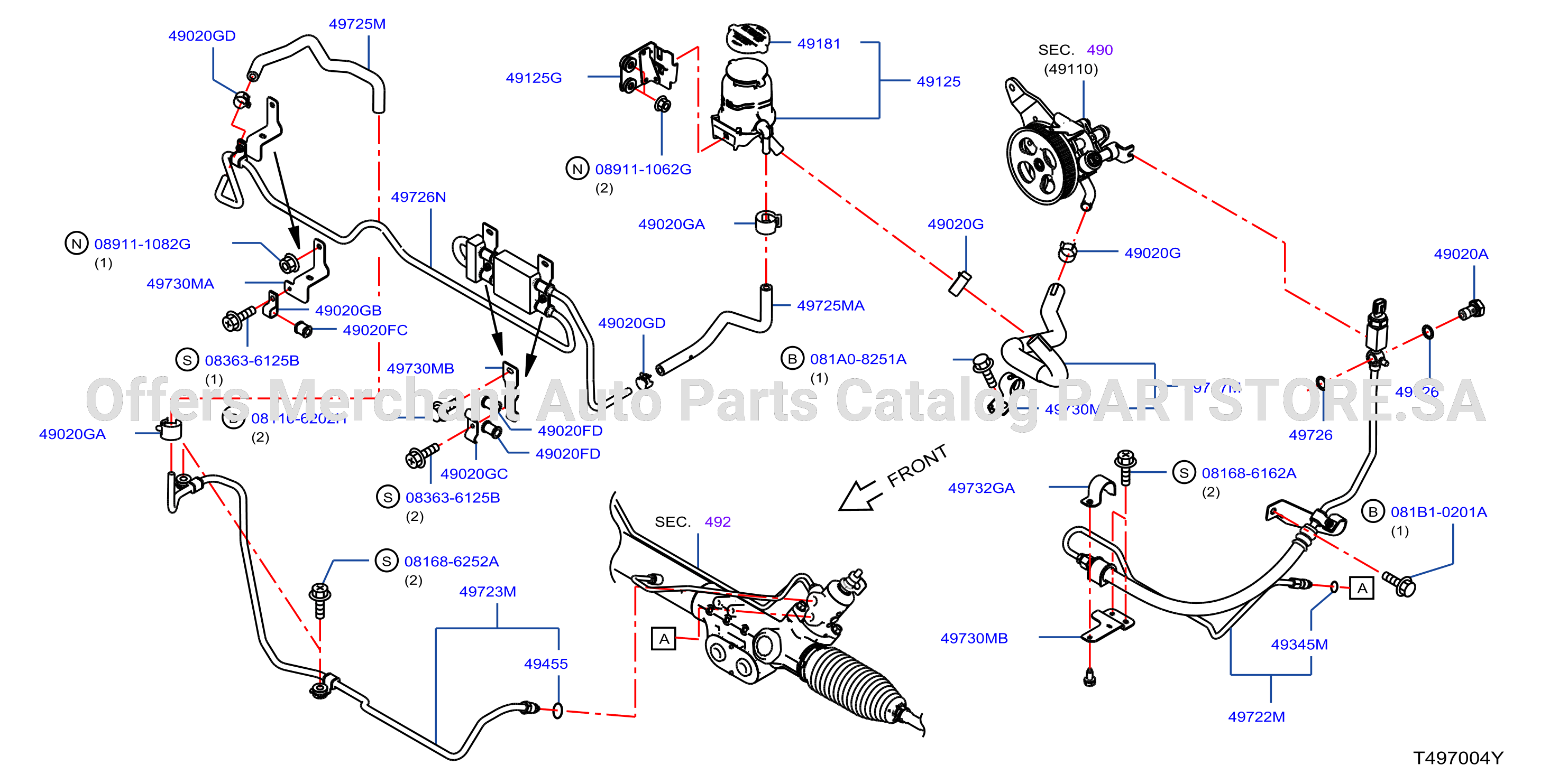 Power Steering Piping