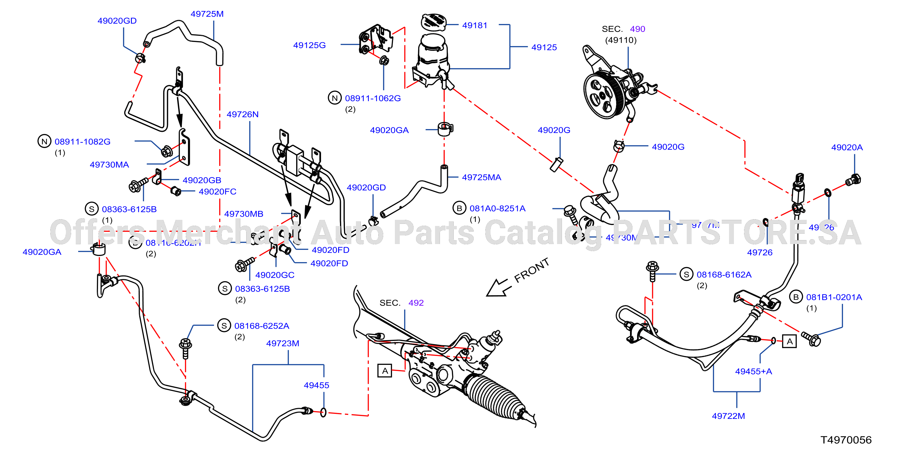 Power Steering Piping