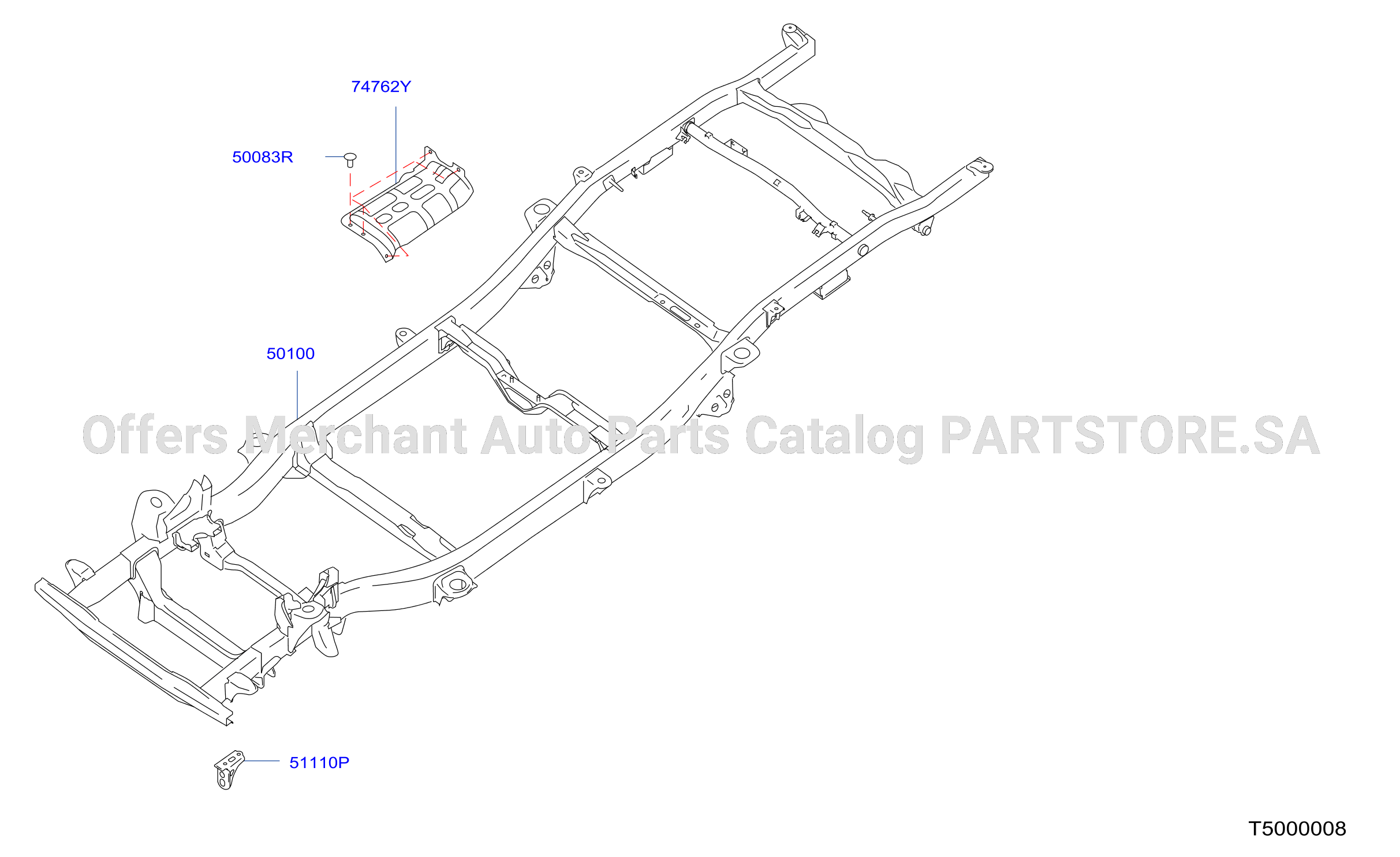 Frame Frame Assy Memmber Cross