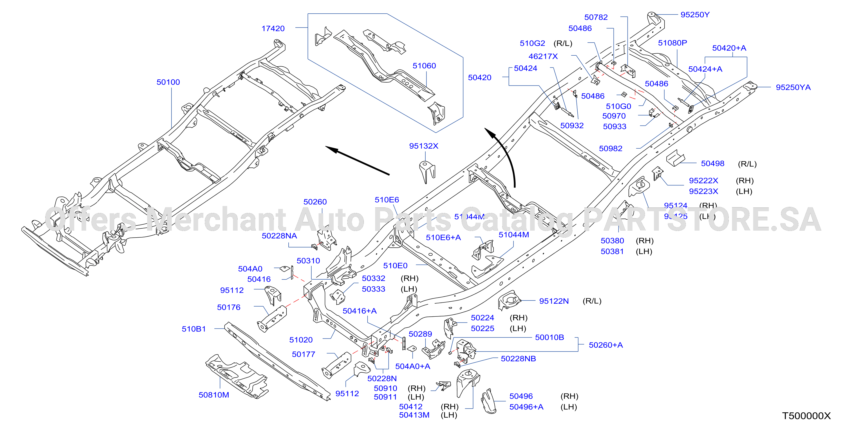 Frame Bracket Cover Under For Argentina