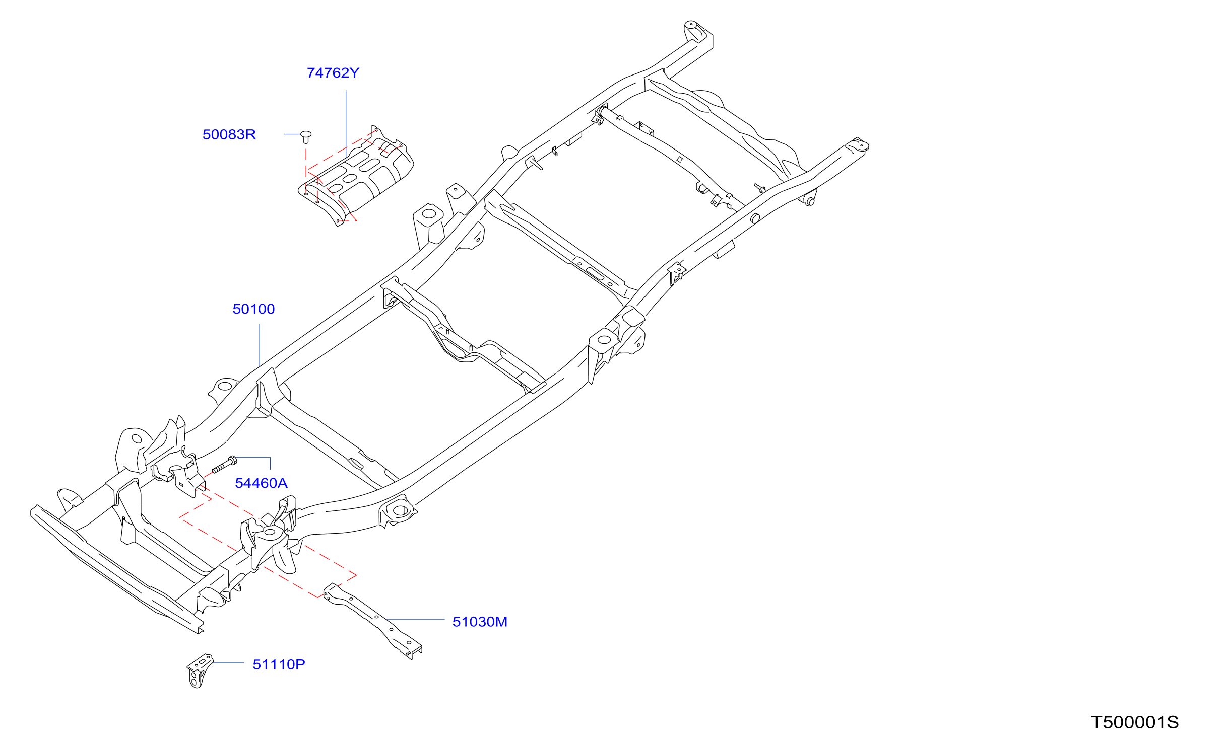 Frame Frame Assy Memmber Cross
