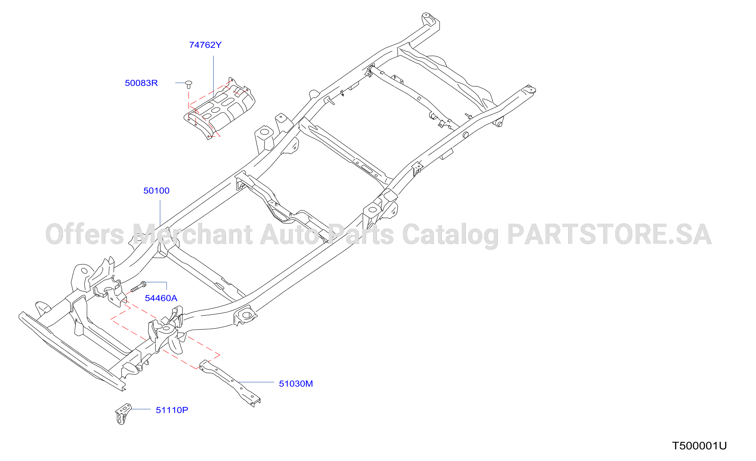 Frame Frame Assy Memmber Cross