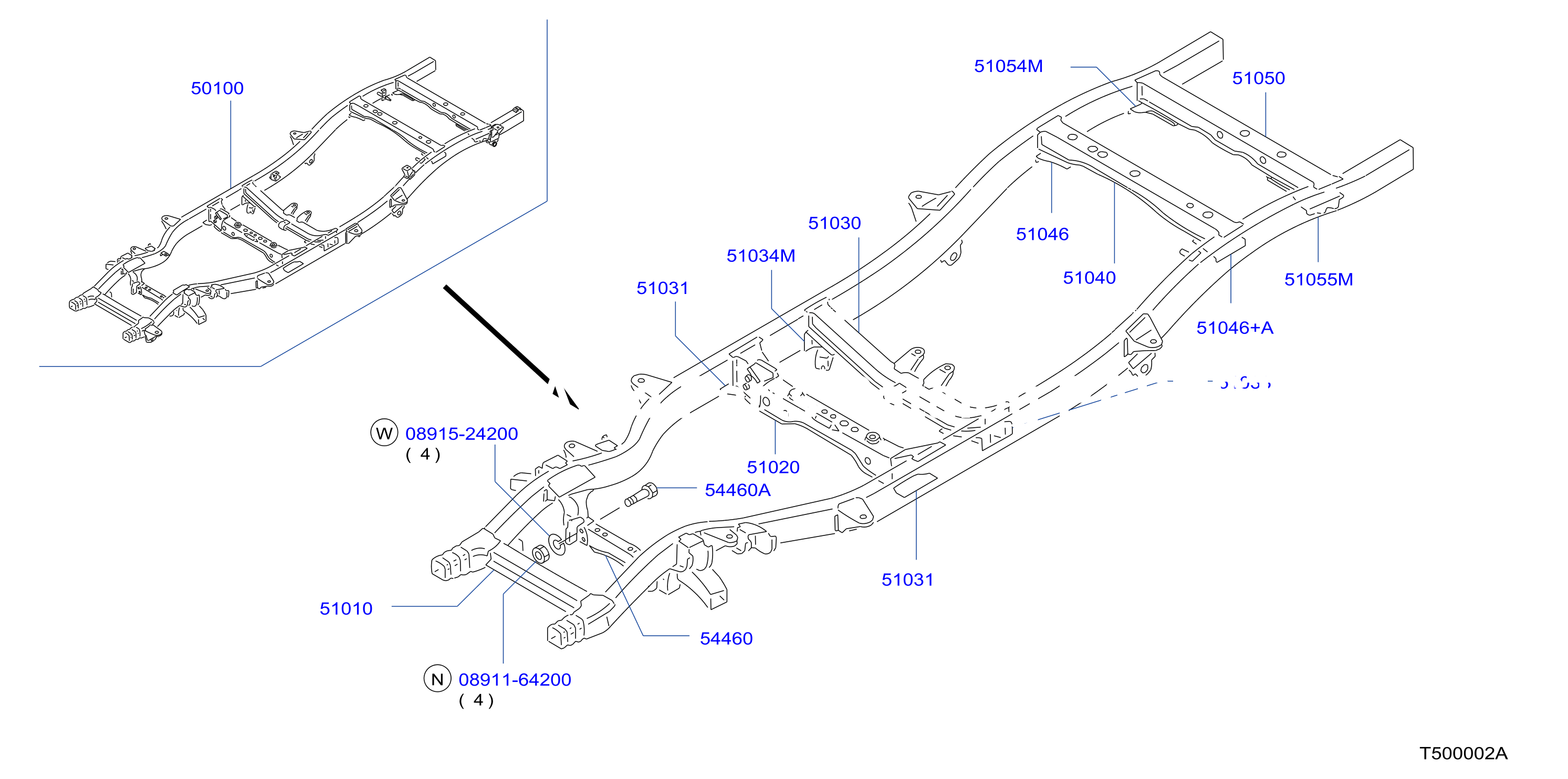 Frame 4Wd Frame Assy