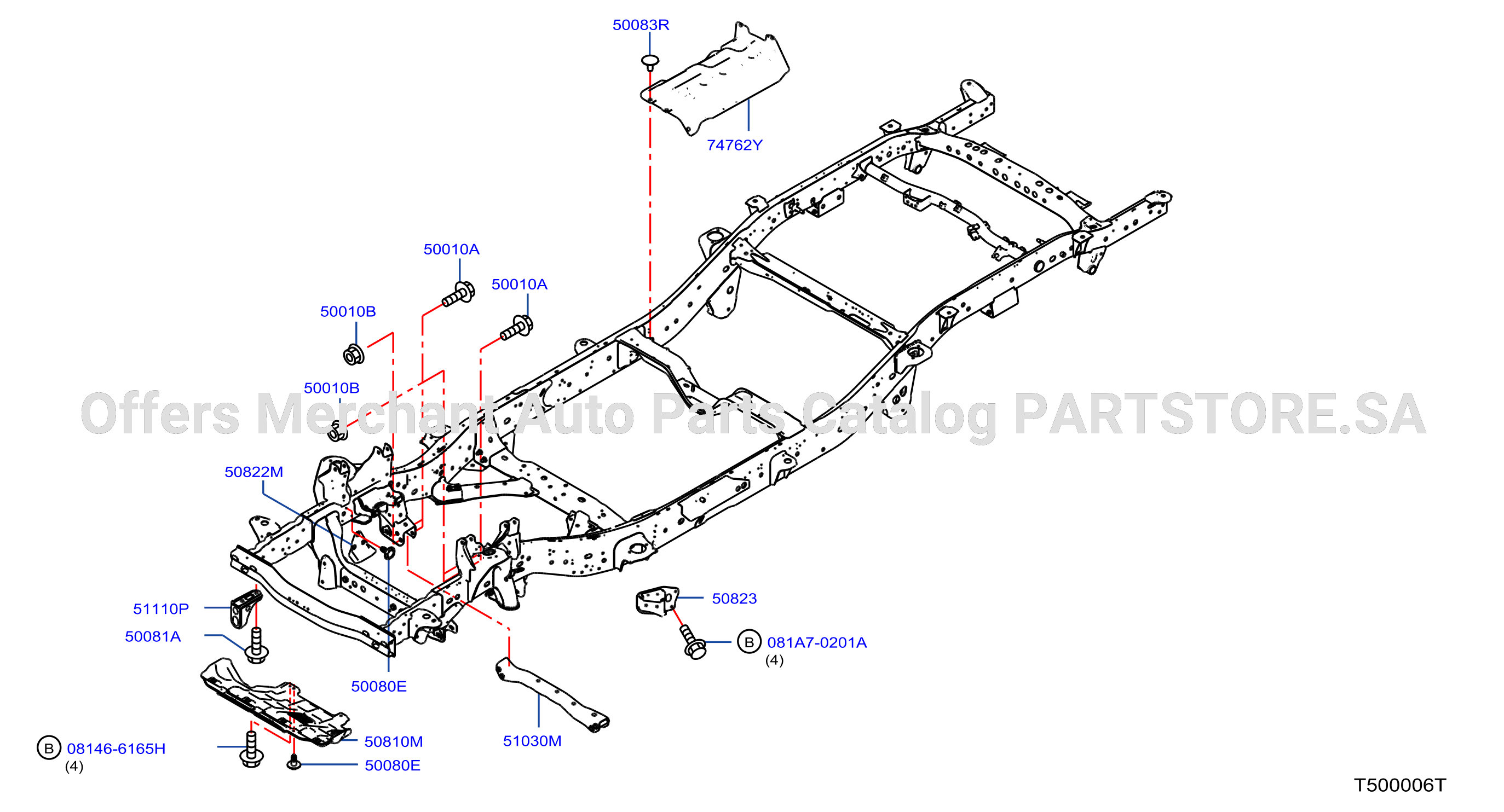 Frame Bracket 5Mt 7At