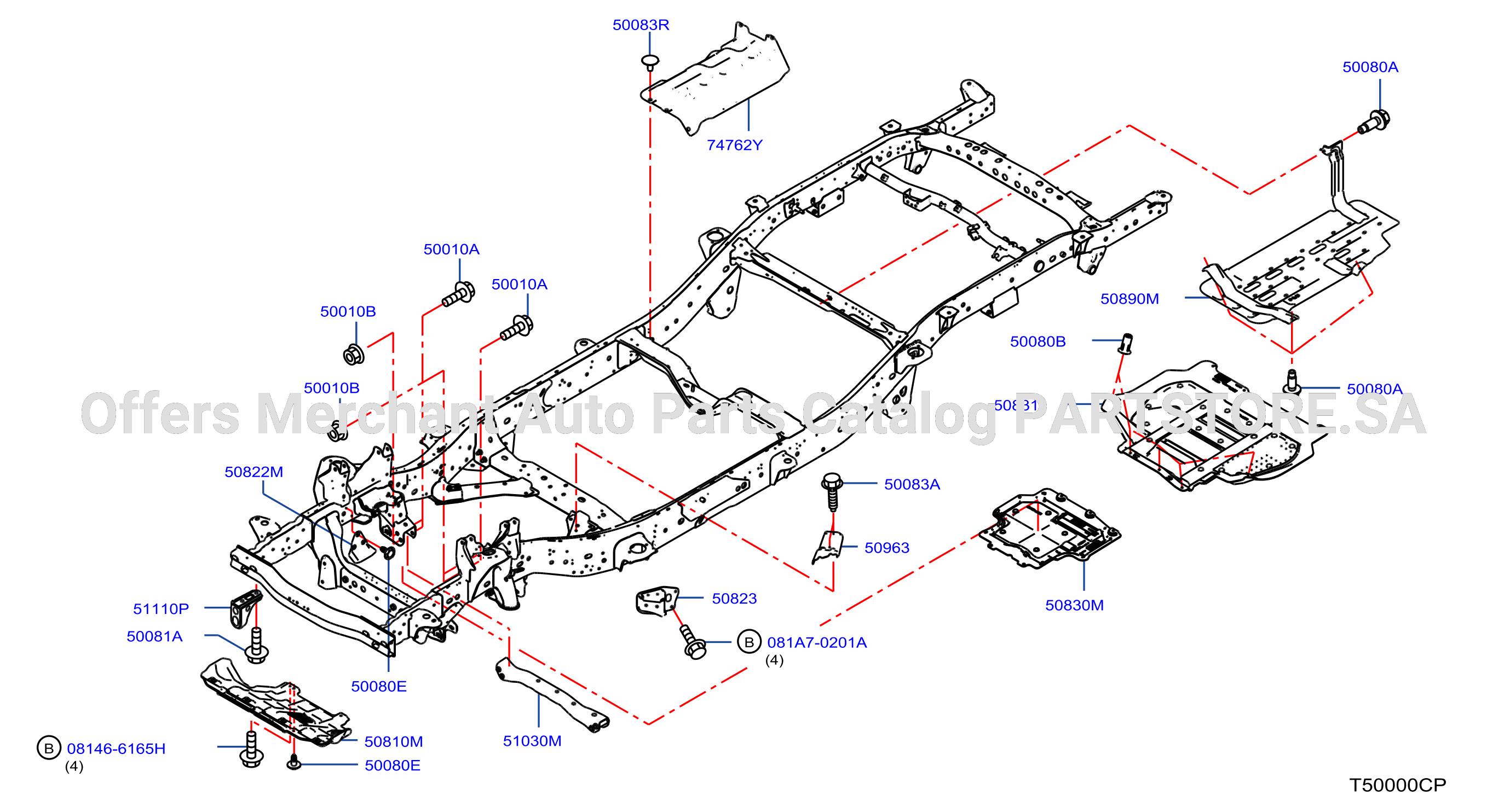 Frame Bracket 5Mt 7At