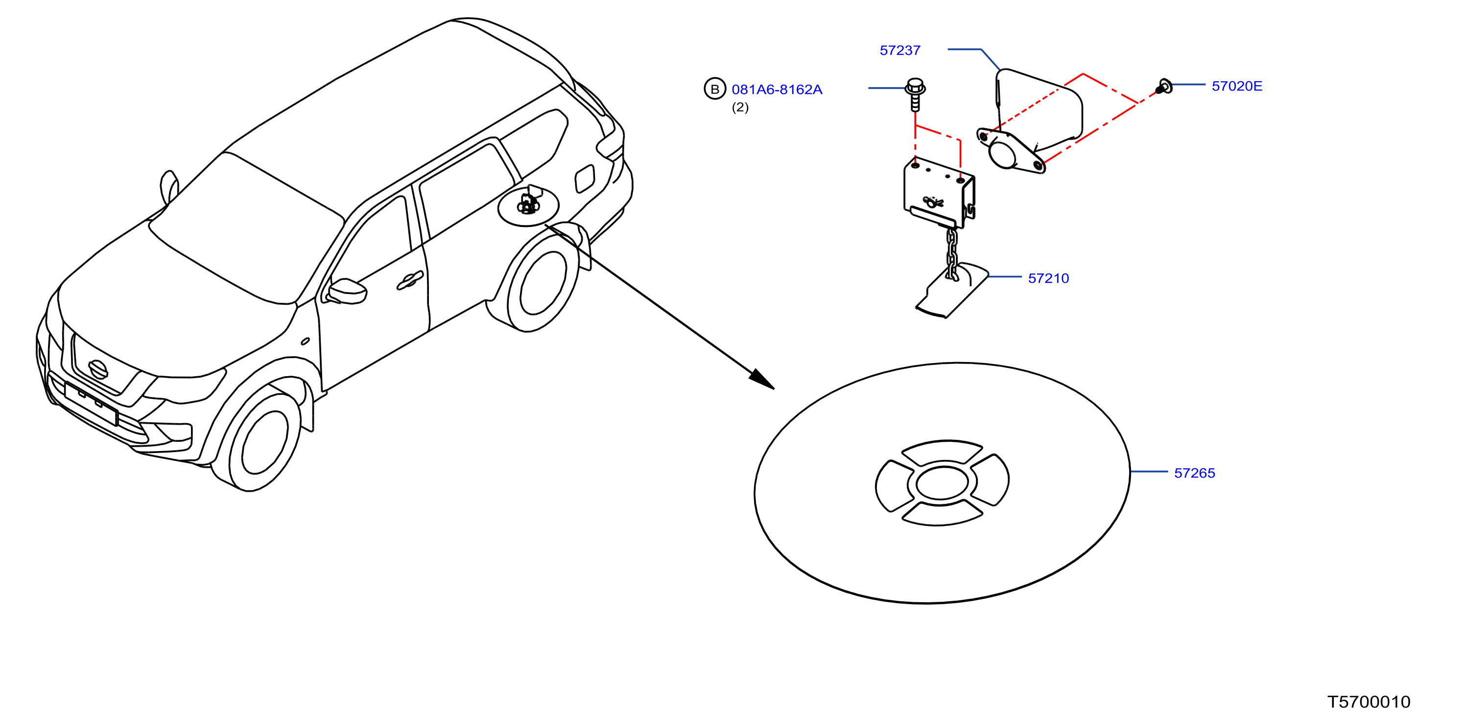 Spare Tire Hanger