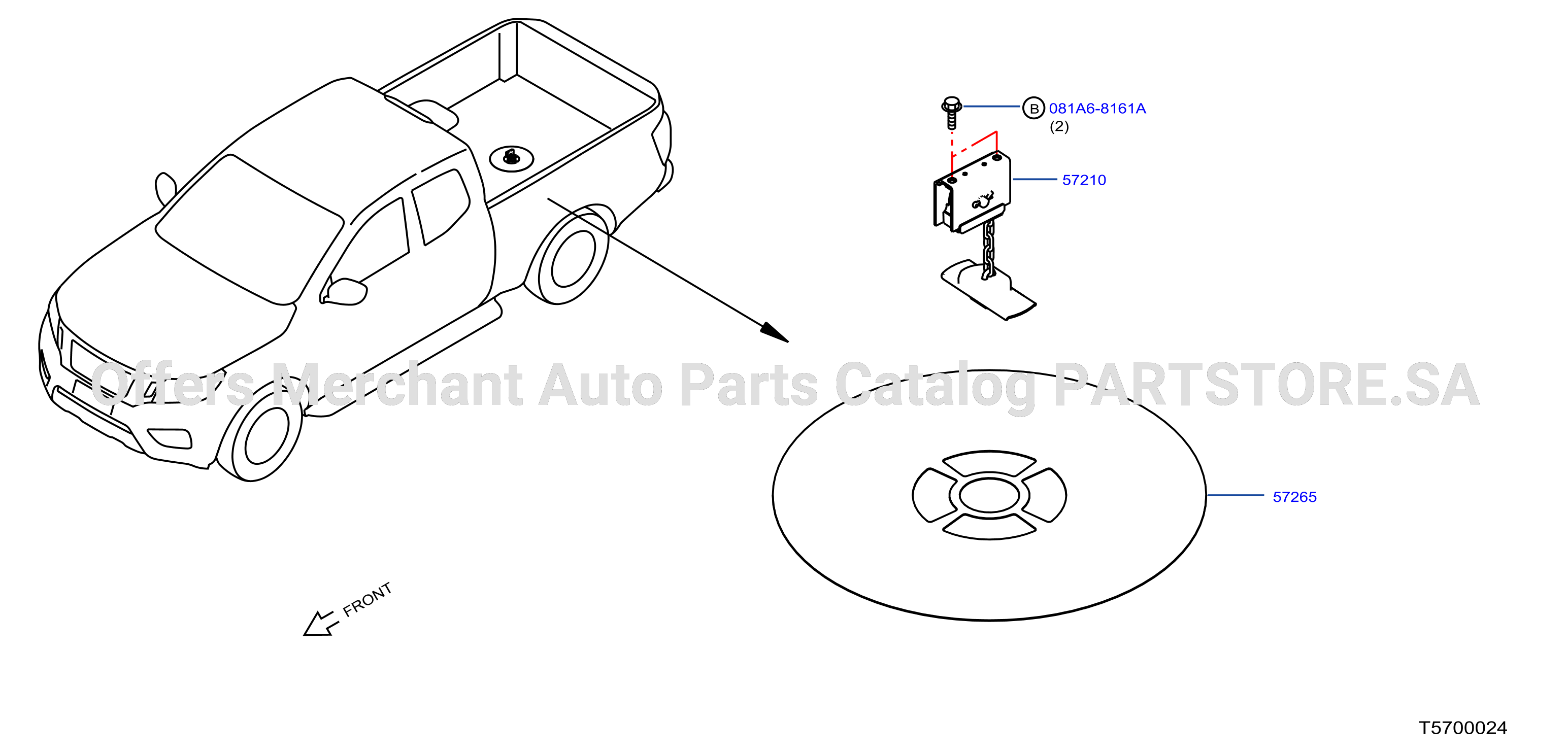 Spare Tire Hanger