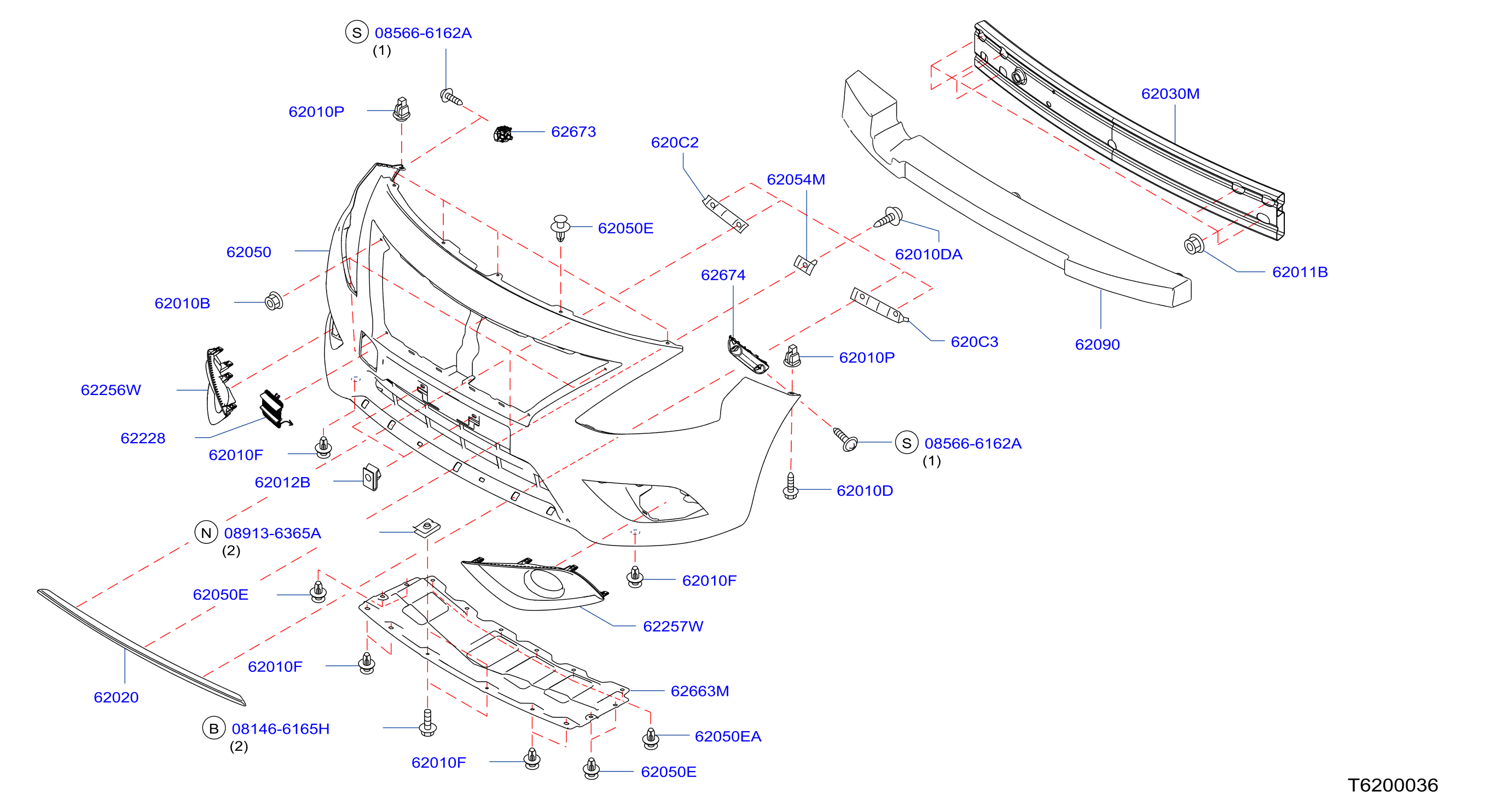 Front Bumper W / Lower W / Fog