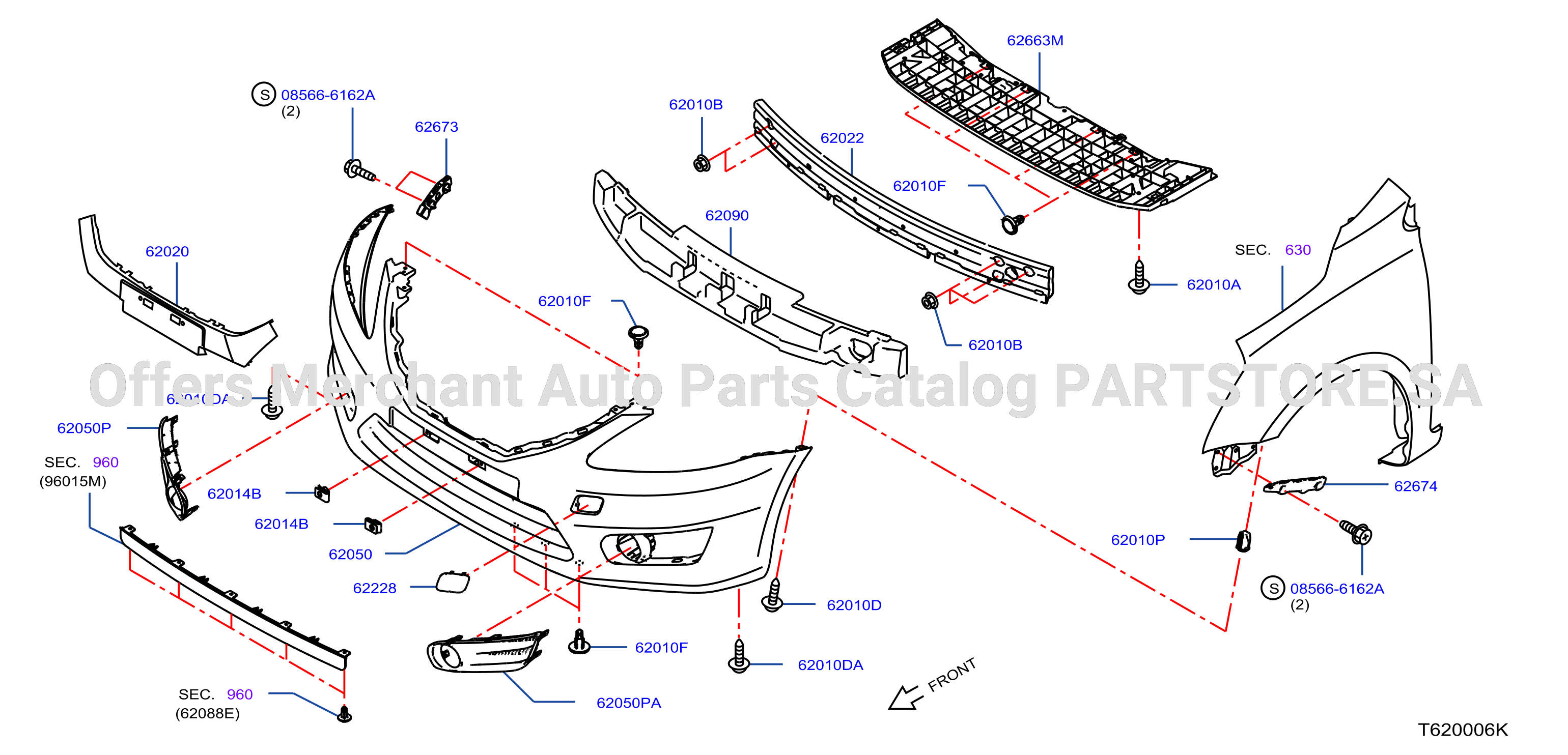 Front Bumper Without Fog
