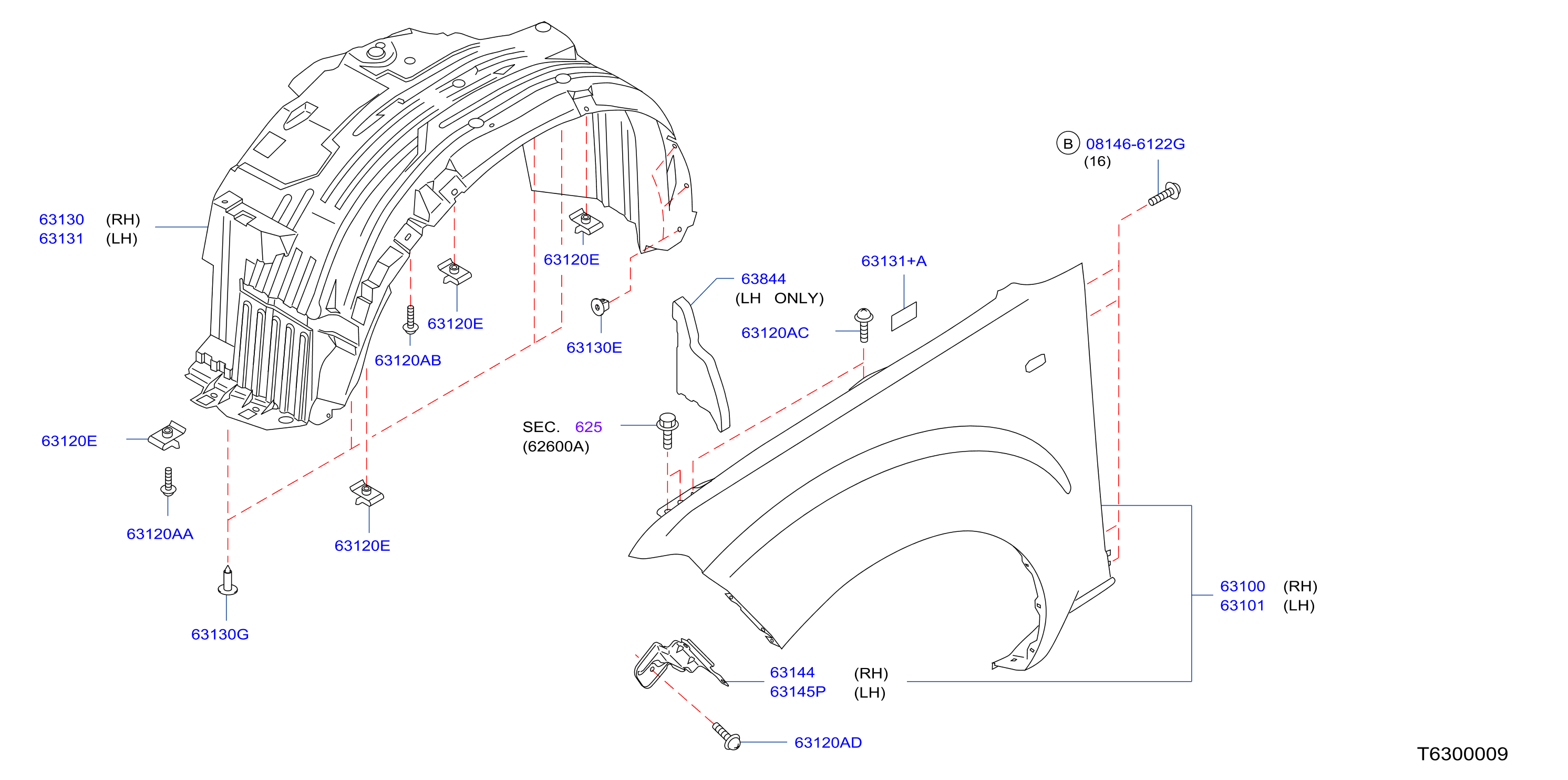 Front Fender Fitting Tr25