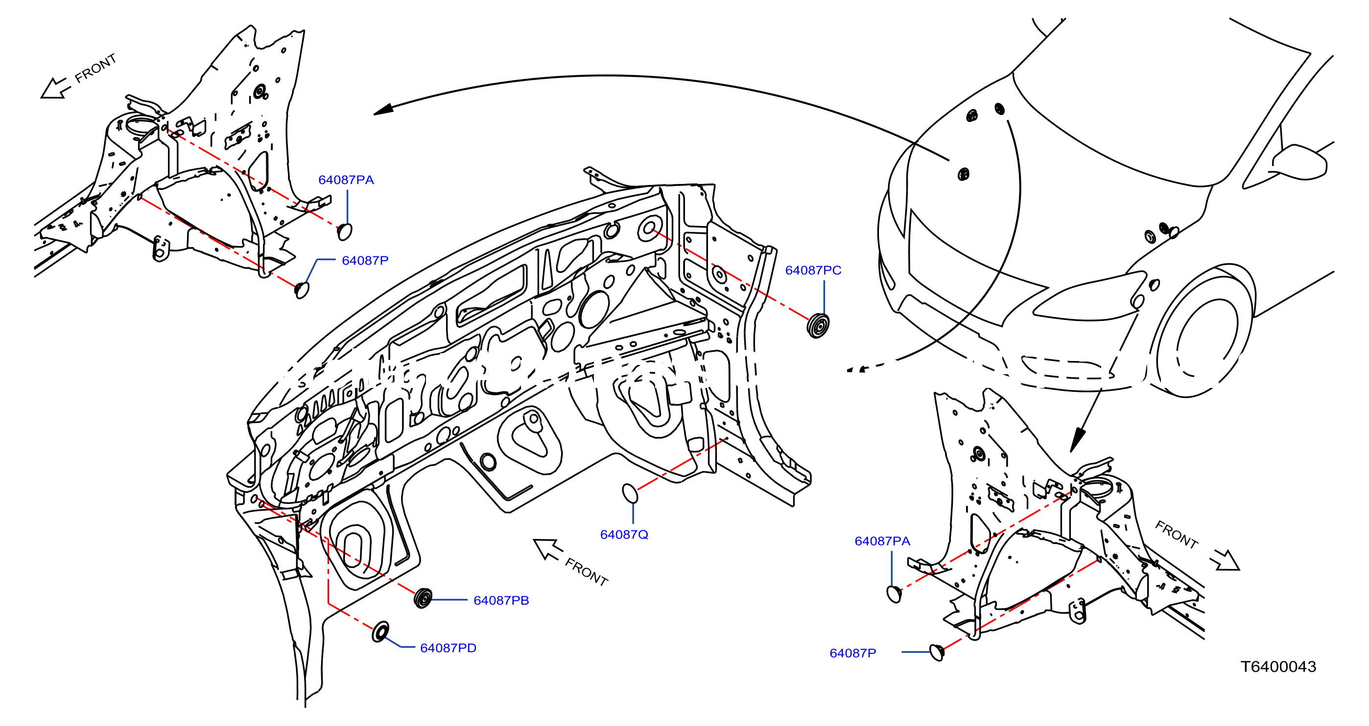 Hood Ledge Fitting Plug
