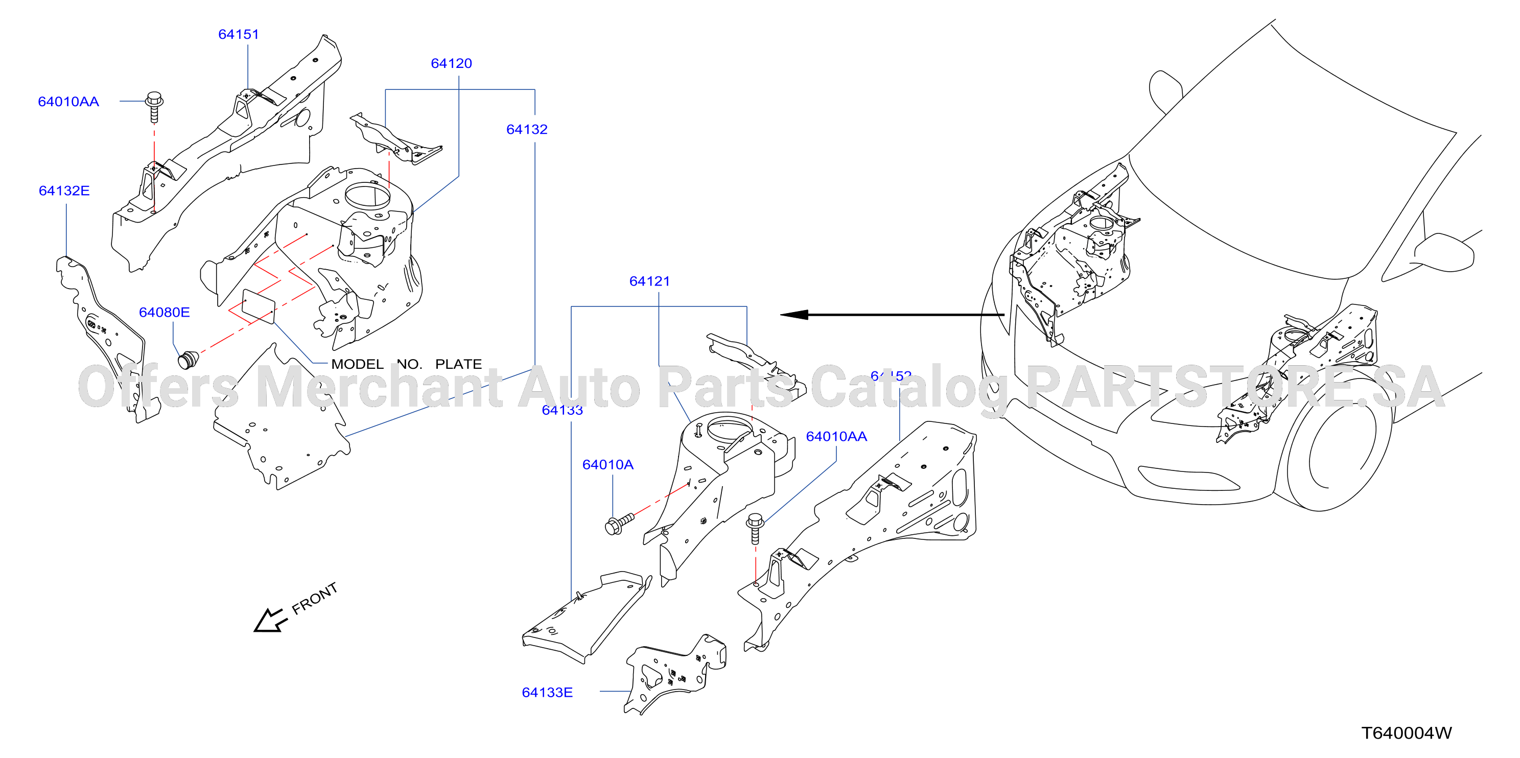 Hood Ledge Fitting Panel