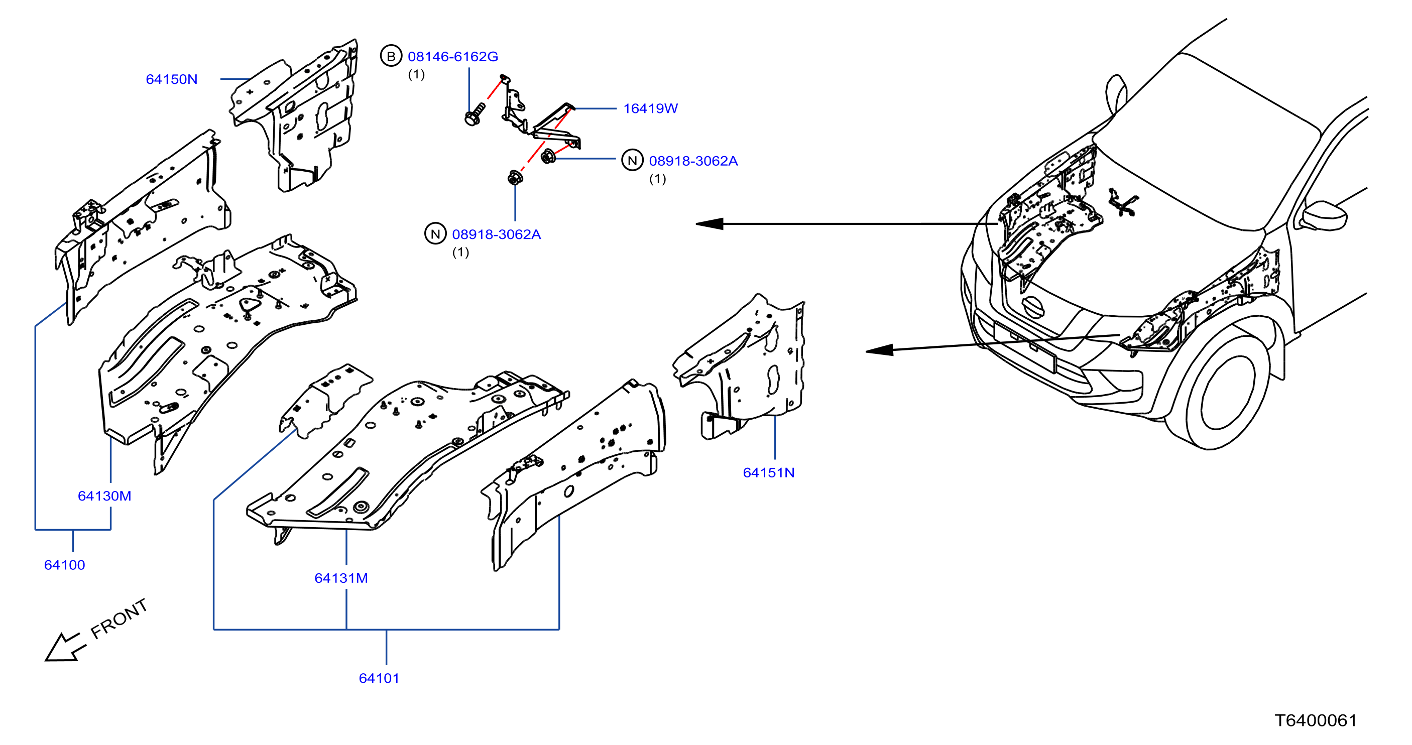 Hood Ledge Fitting Panel