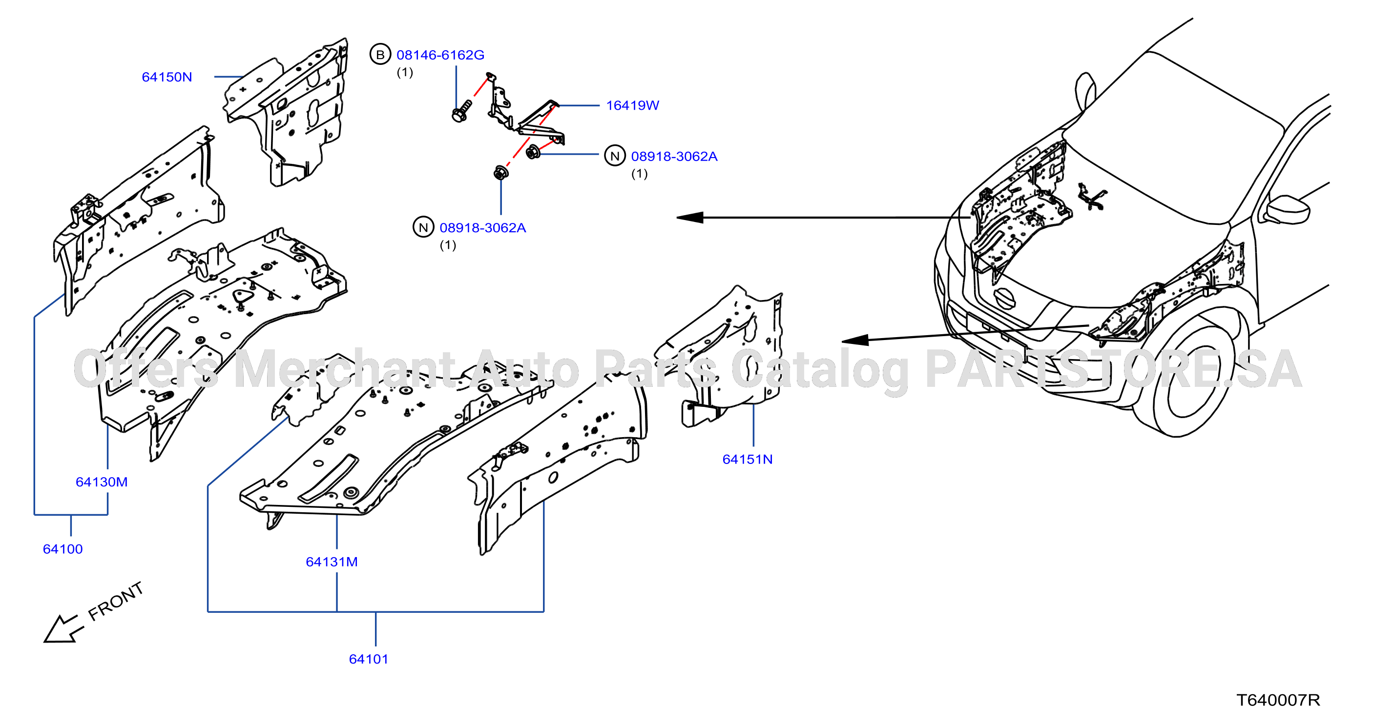 Hood Ledge Fitting Panel