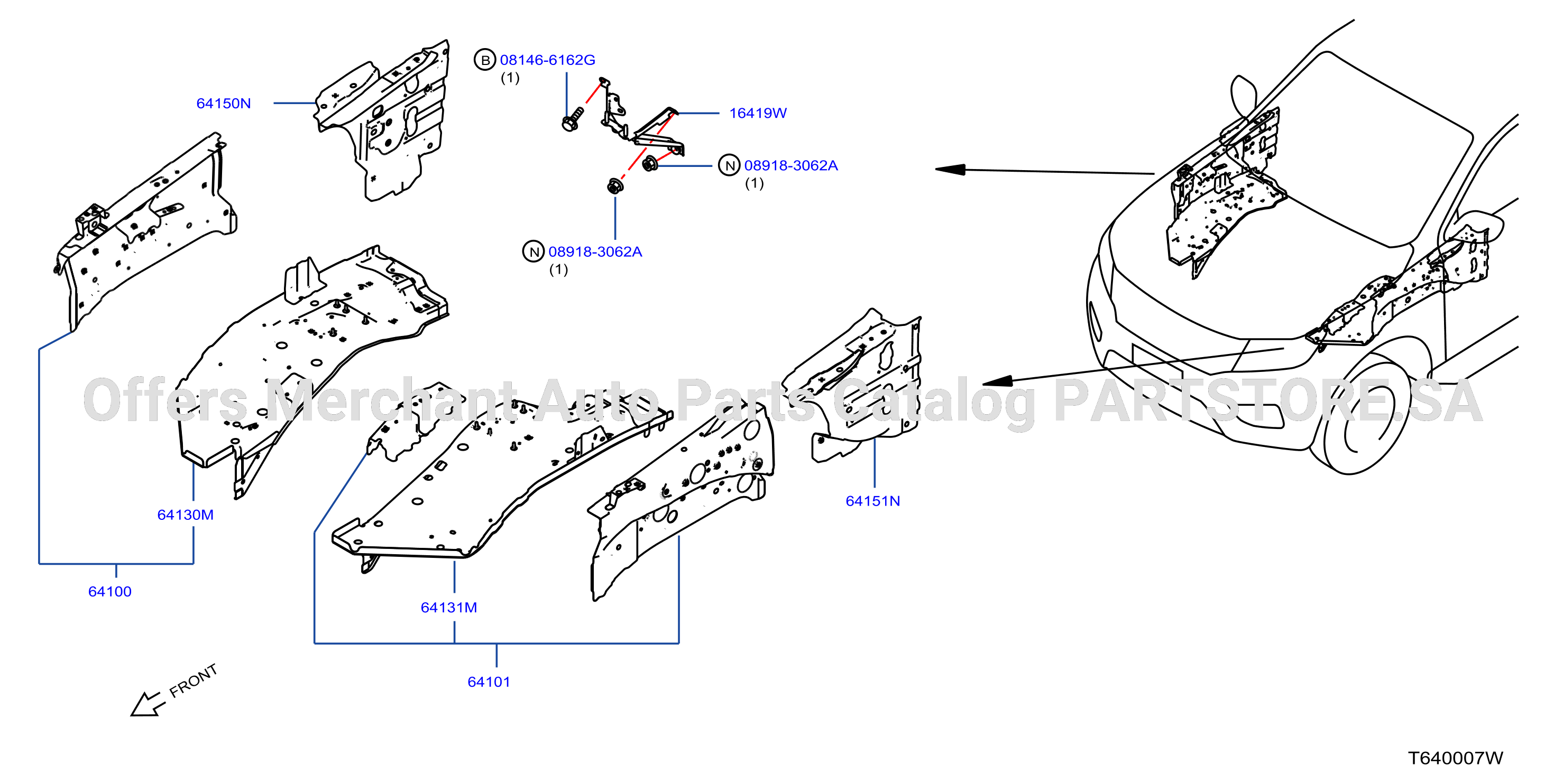Hood Ledge Fitting Panel