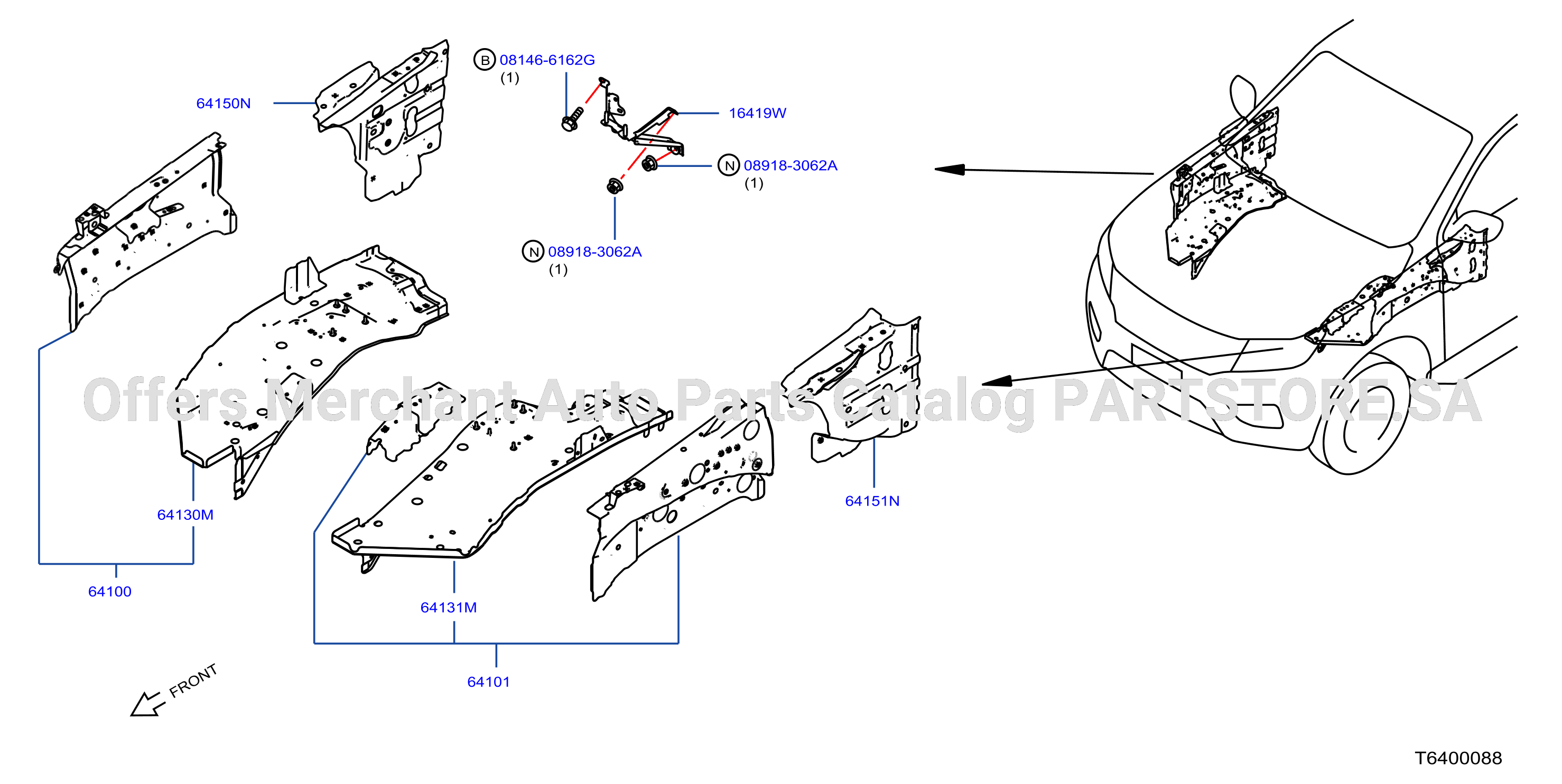 Hood Ledge Fitting Panel