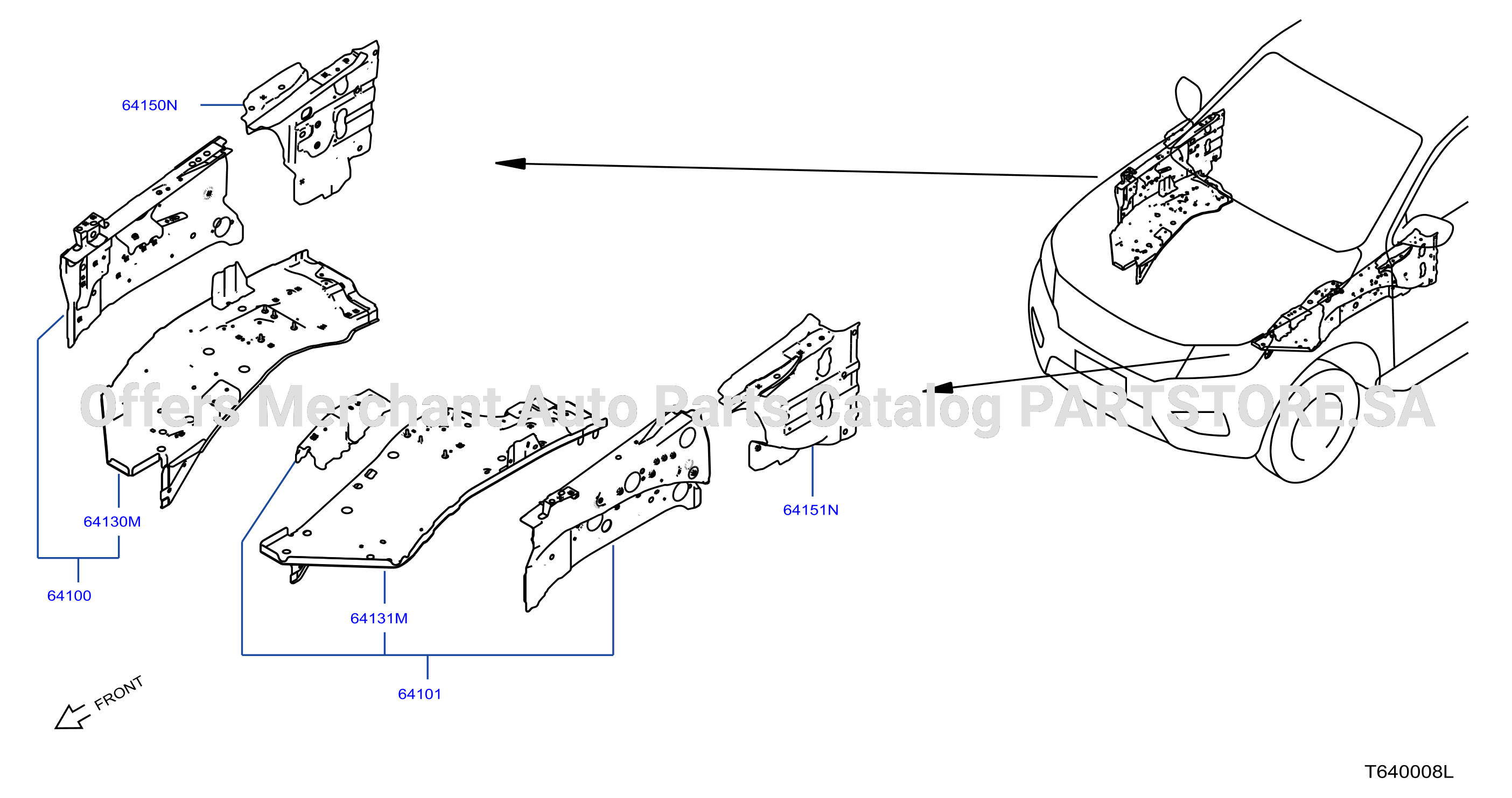 Hood Ledge Fitting Panel