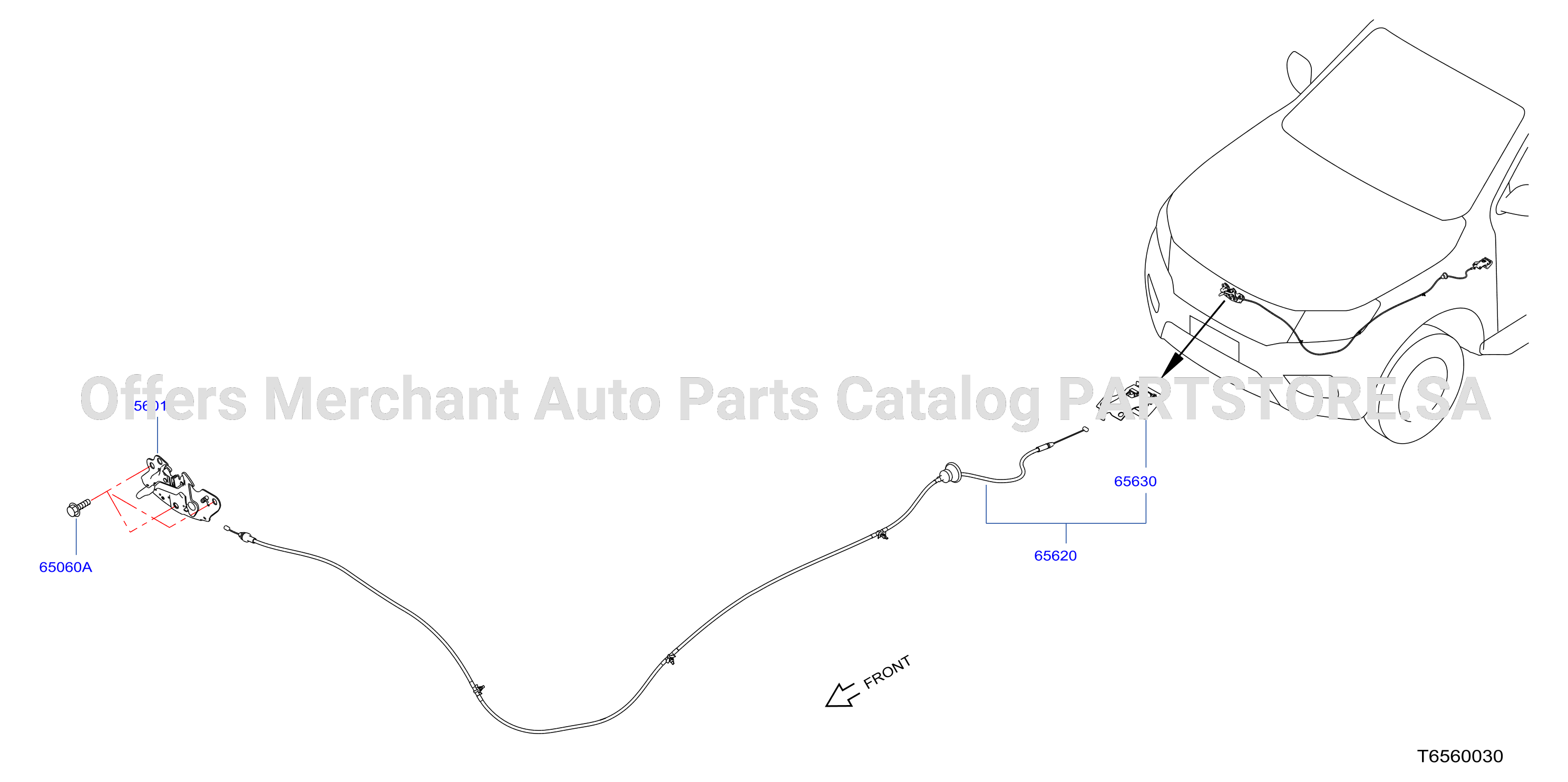 قفل الكبوت