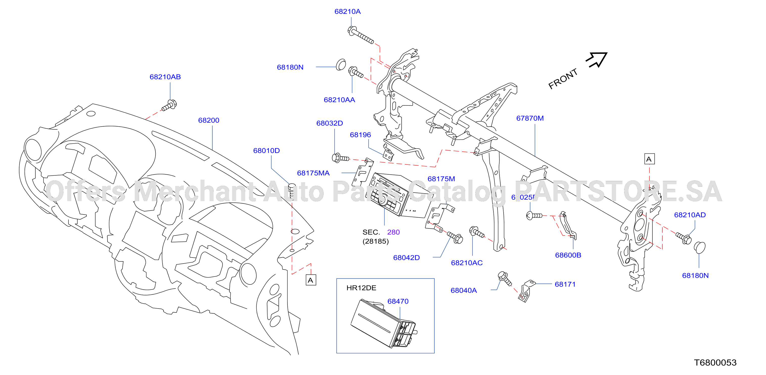 Instrument Panel Pad Cluster Lid Inst Fitting