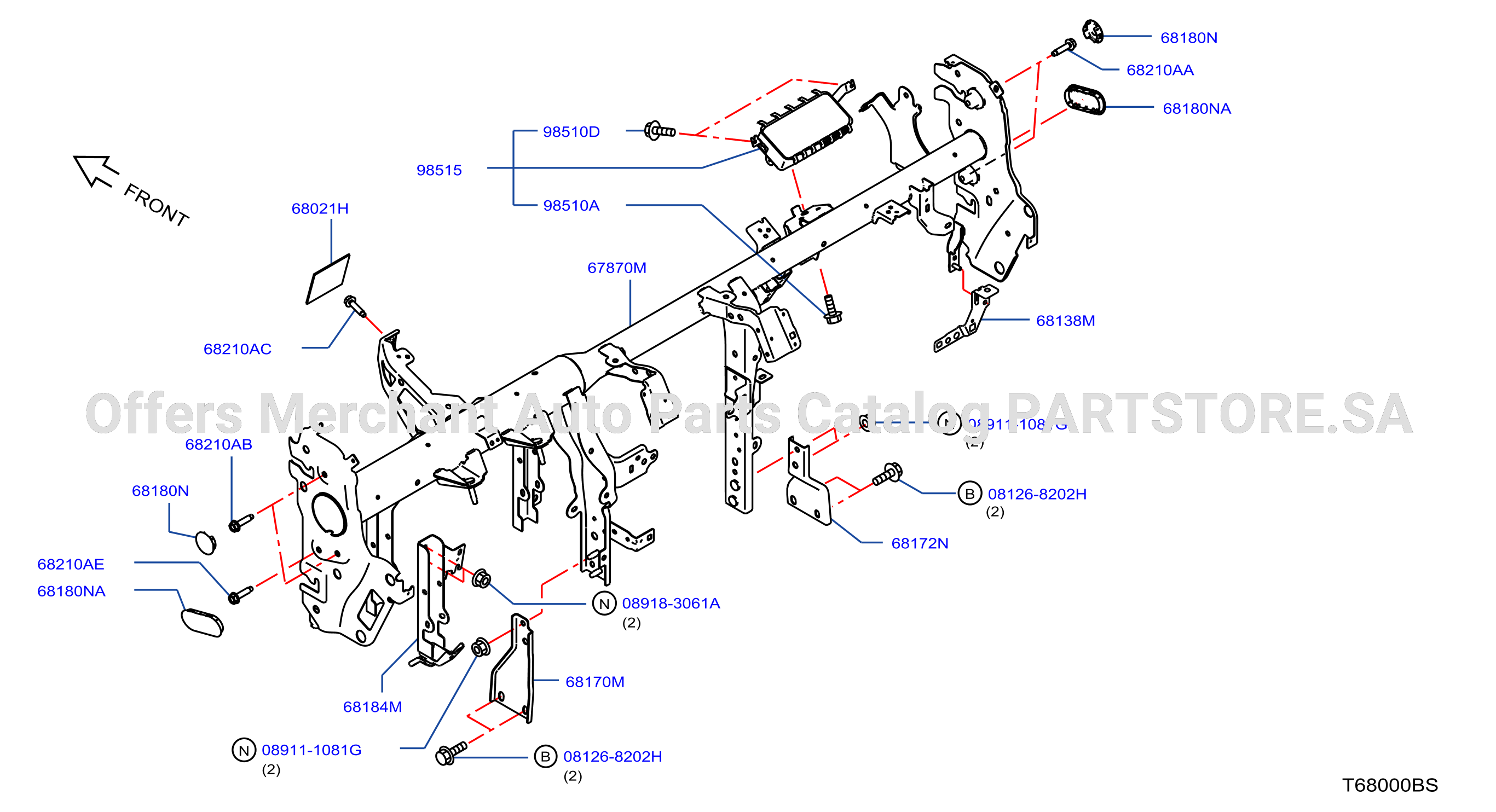 Instrument Panel Pad Cluster Lid Inst Fitting