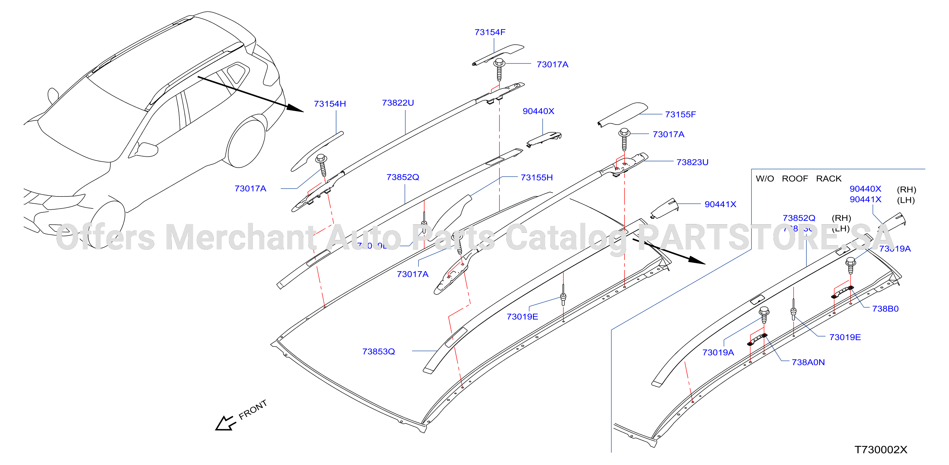 Roof Panel Fitting Base Type