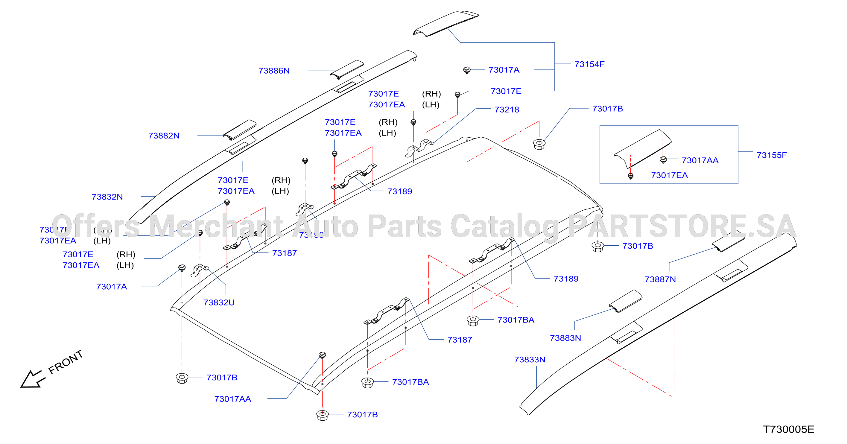Roof Panel Fitting Fitting Parts