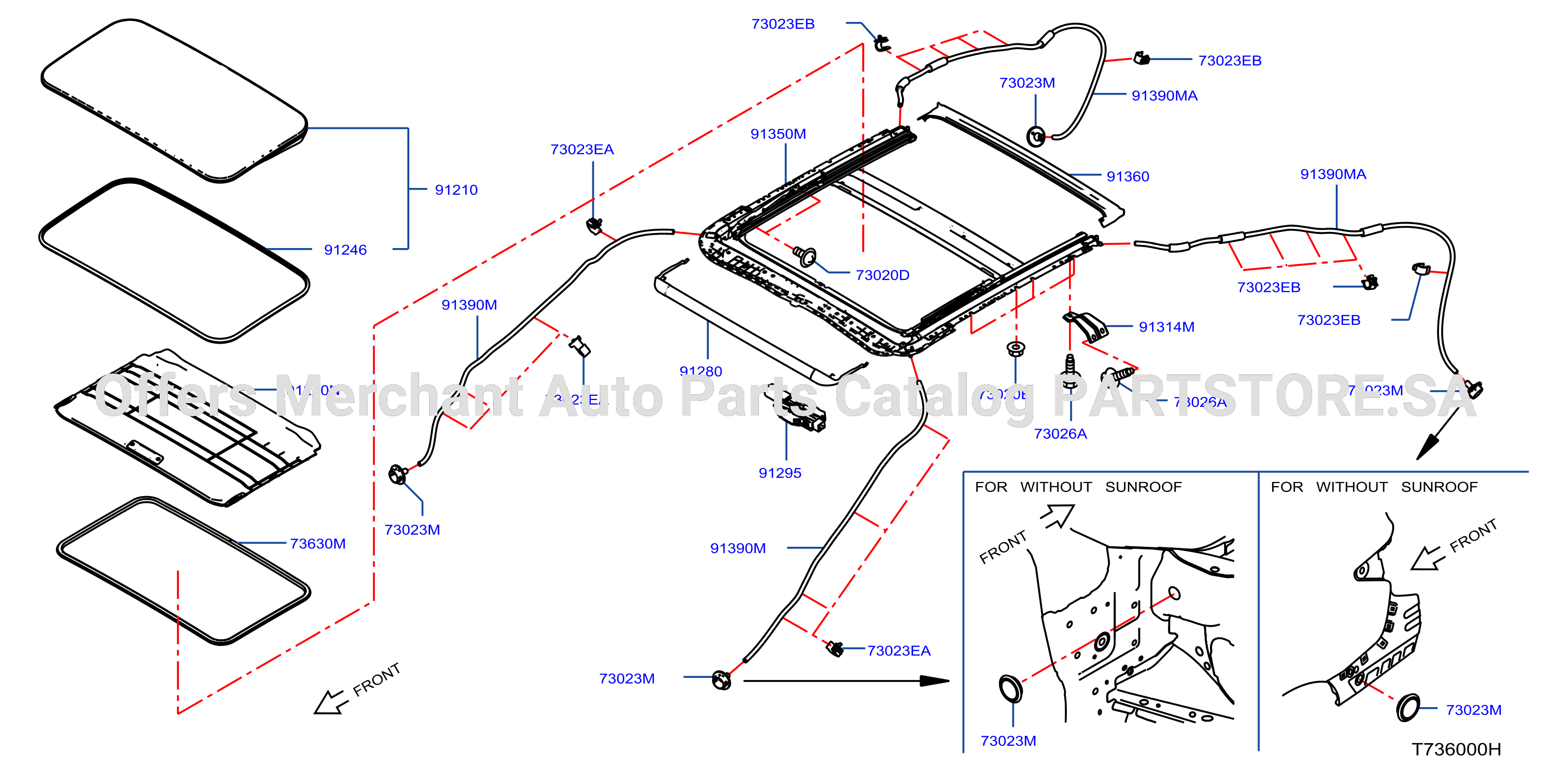Sun Roof Parts