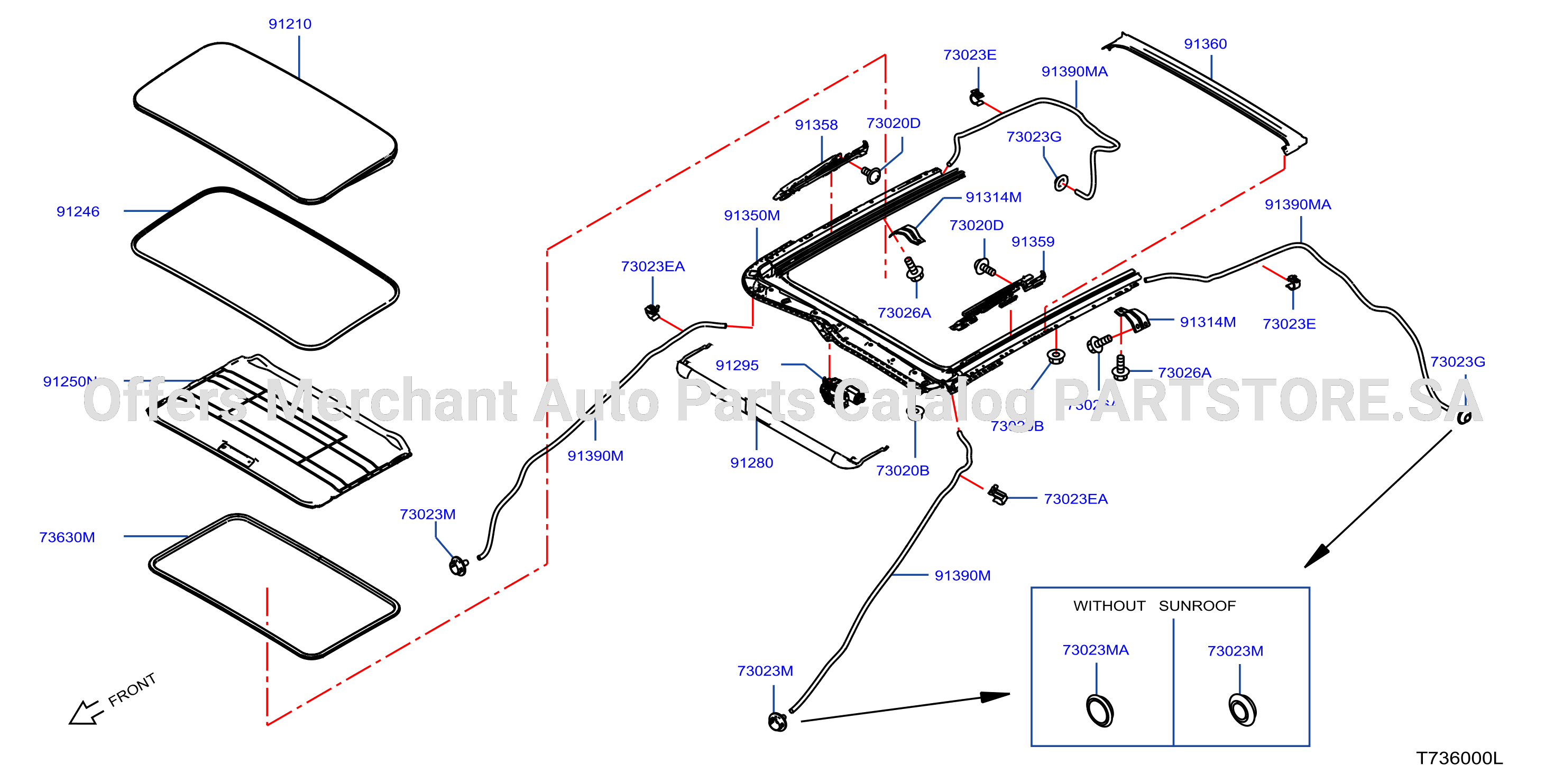 Sun Roof Parts