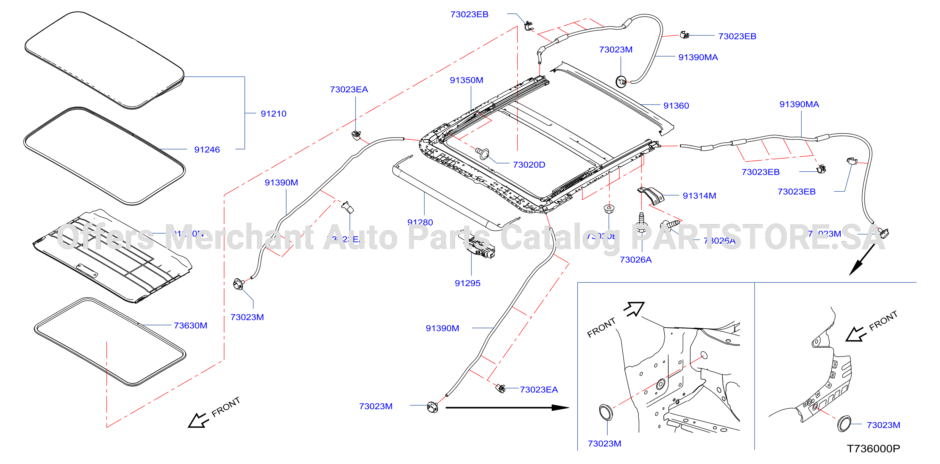 Sun Roof Parts