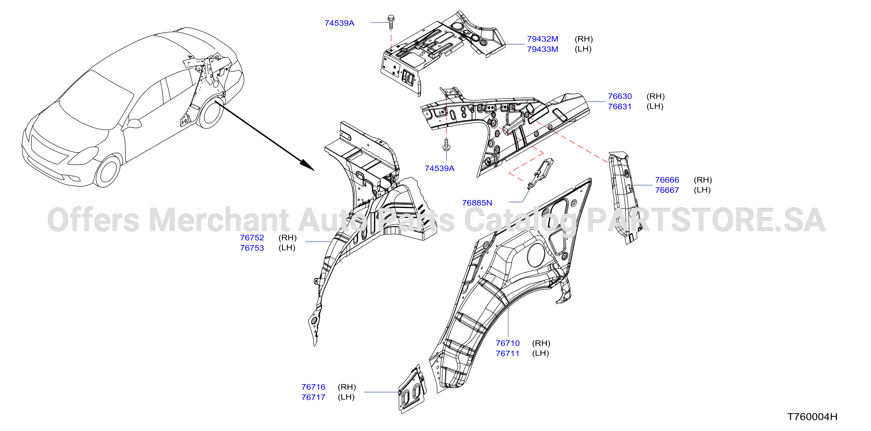 Body Side Panel Rear