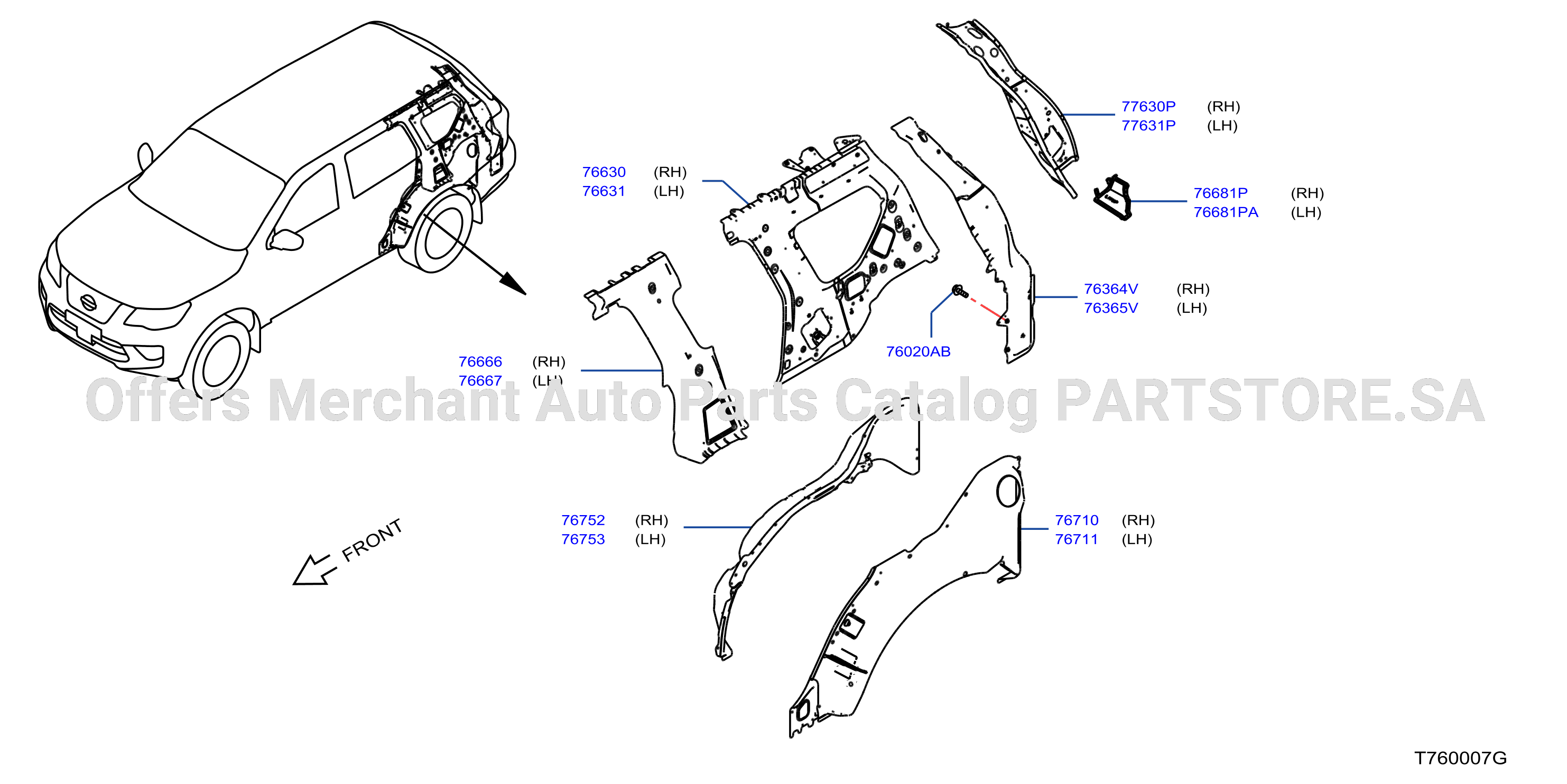 Body Side Panel Rear