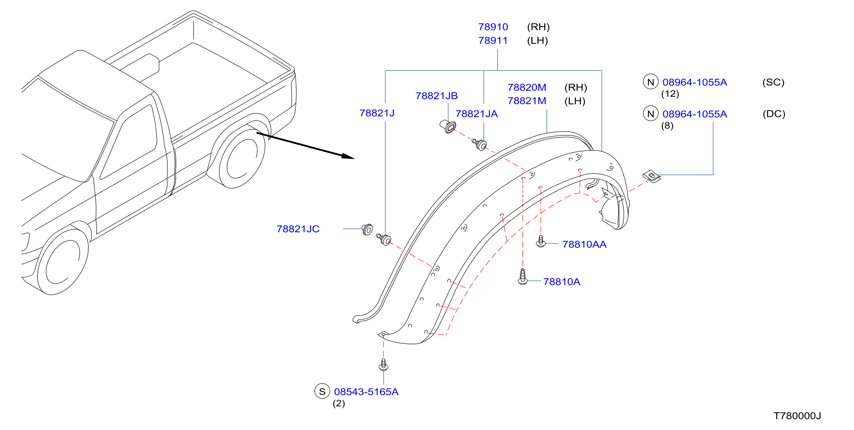 Rear Fender Fitting