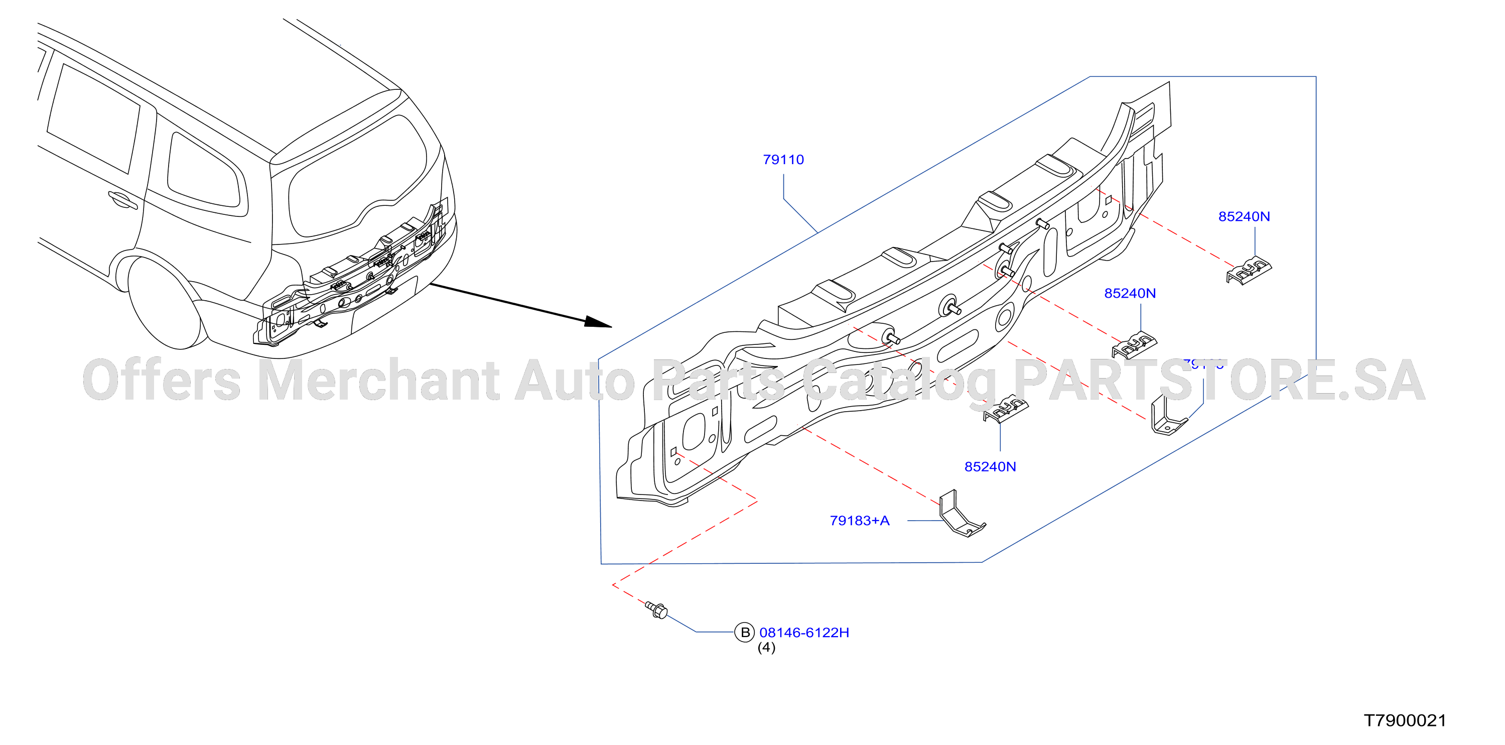 Rear Back Panel Fitting