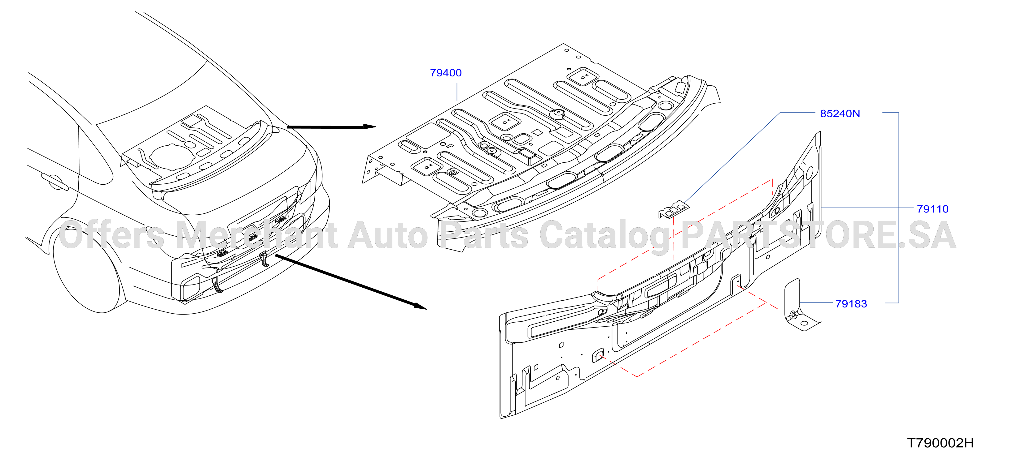 Rear Back Panel Fitting