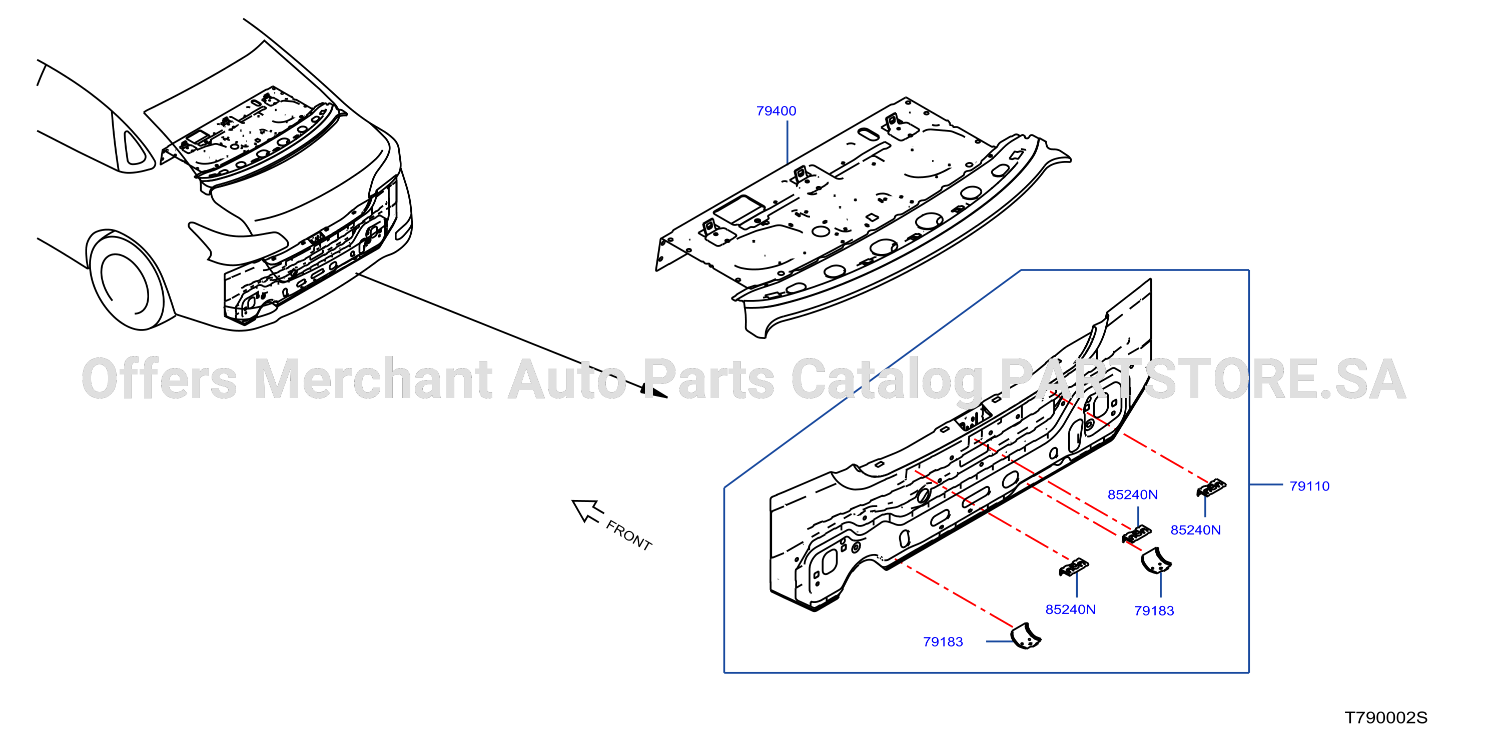 Rear Back Panel Fitting