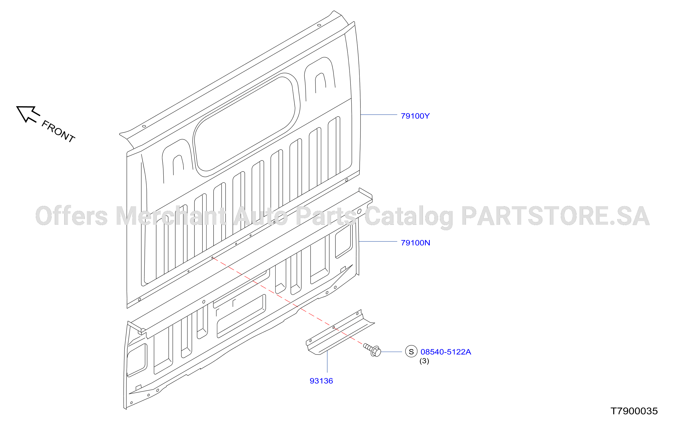 Rear Back Panel Fitting