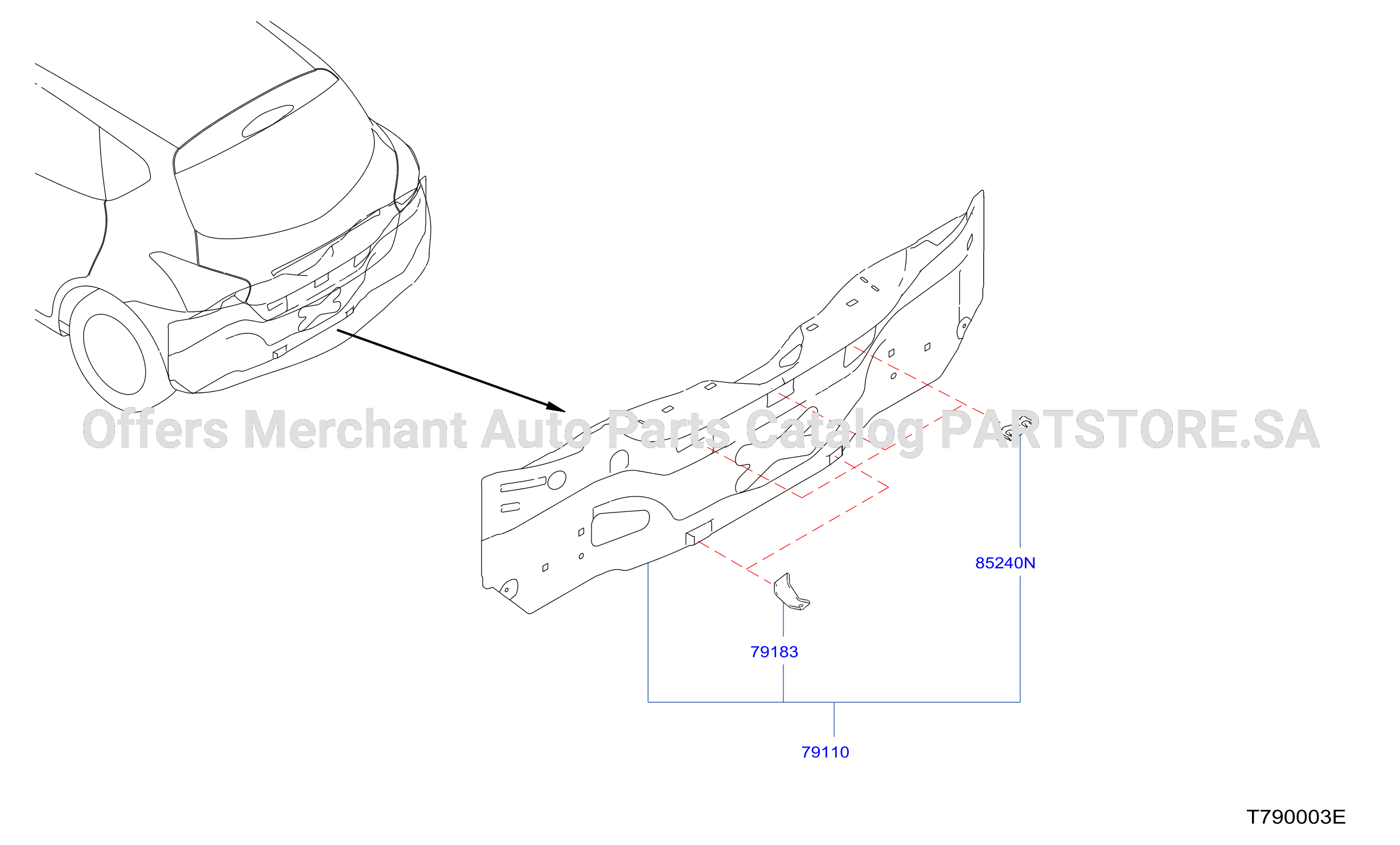 Rear Back Panel Fitting