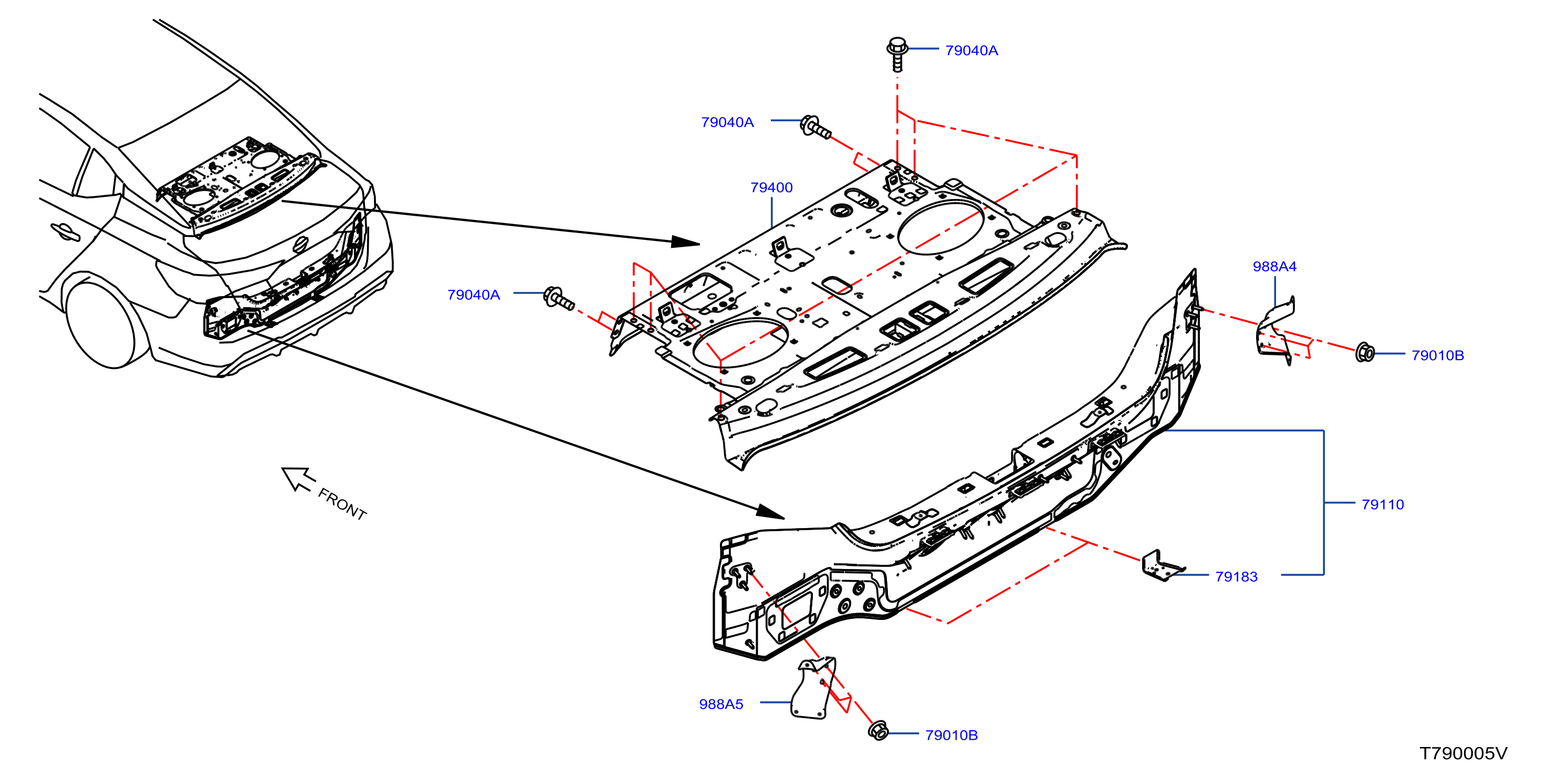 Rear Back Panel Fitting