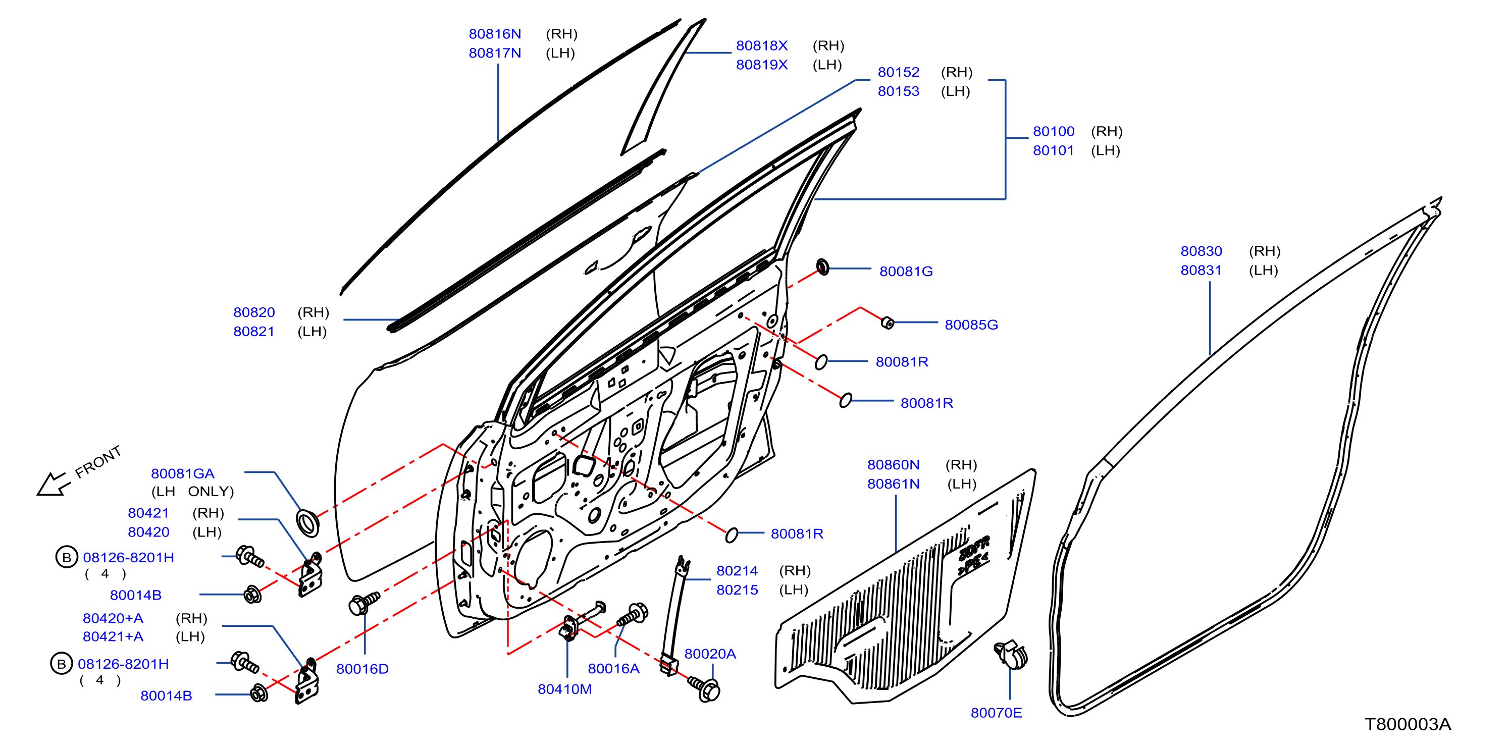 Front Door Panel Fitting