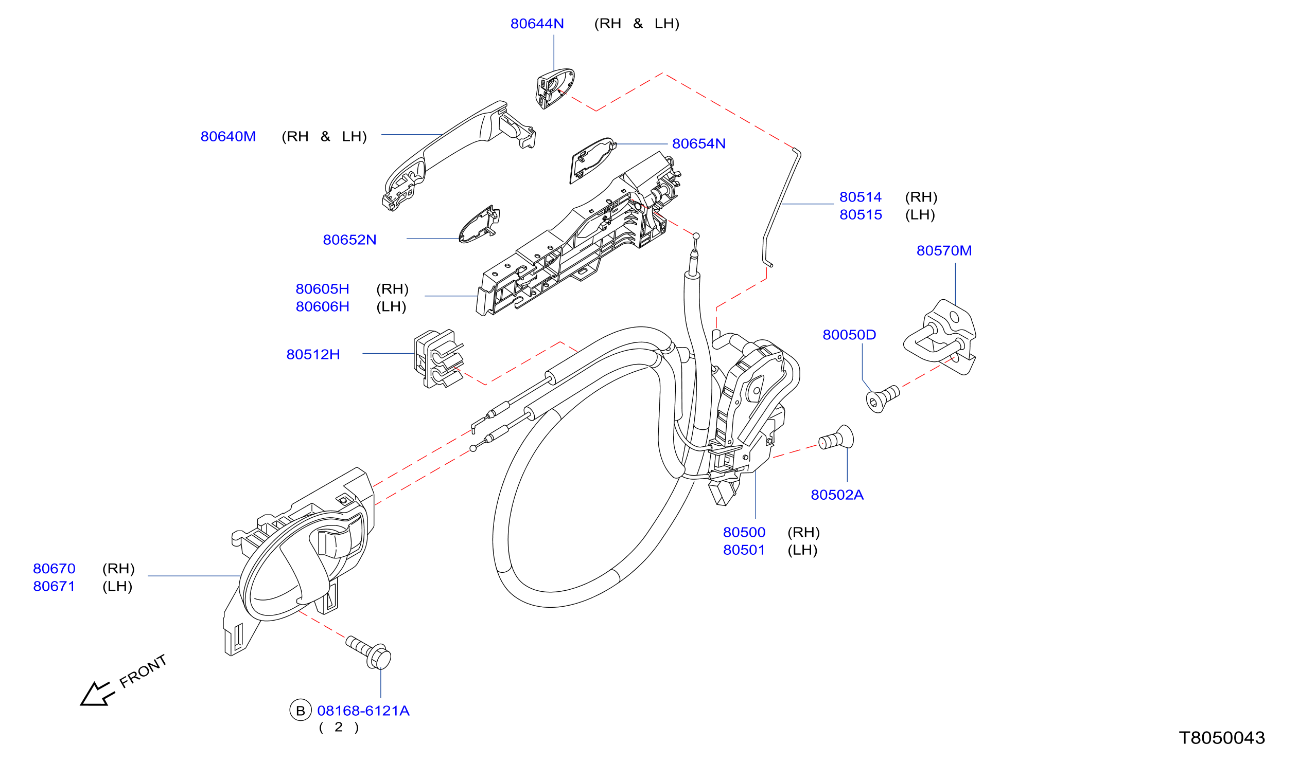 Front Door Lock Handle Manual