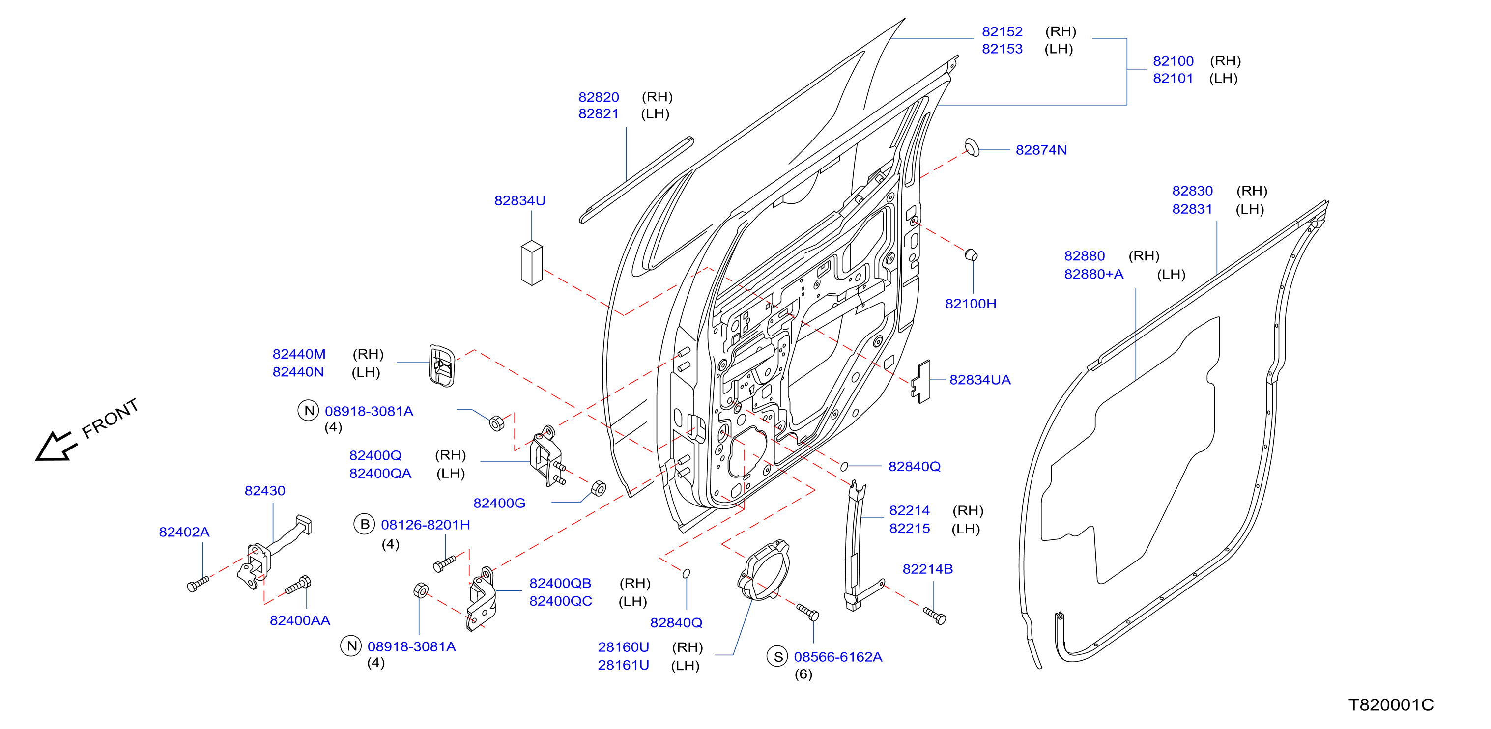 Rear Door Panel Fitting
