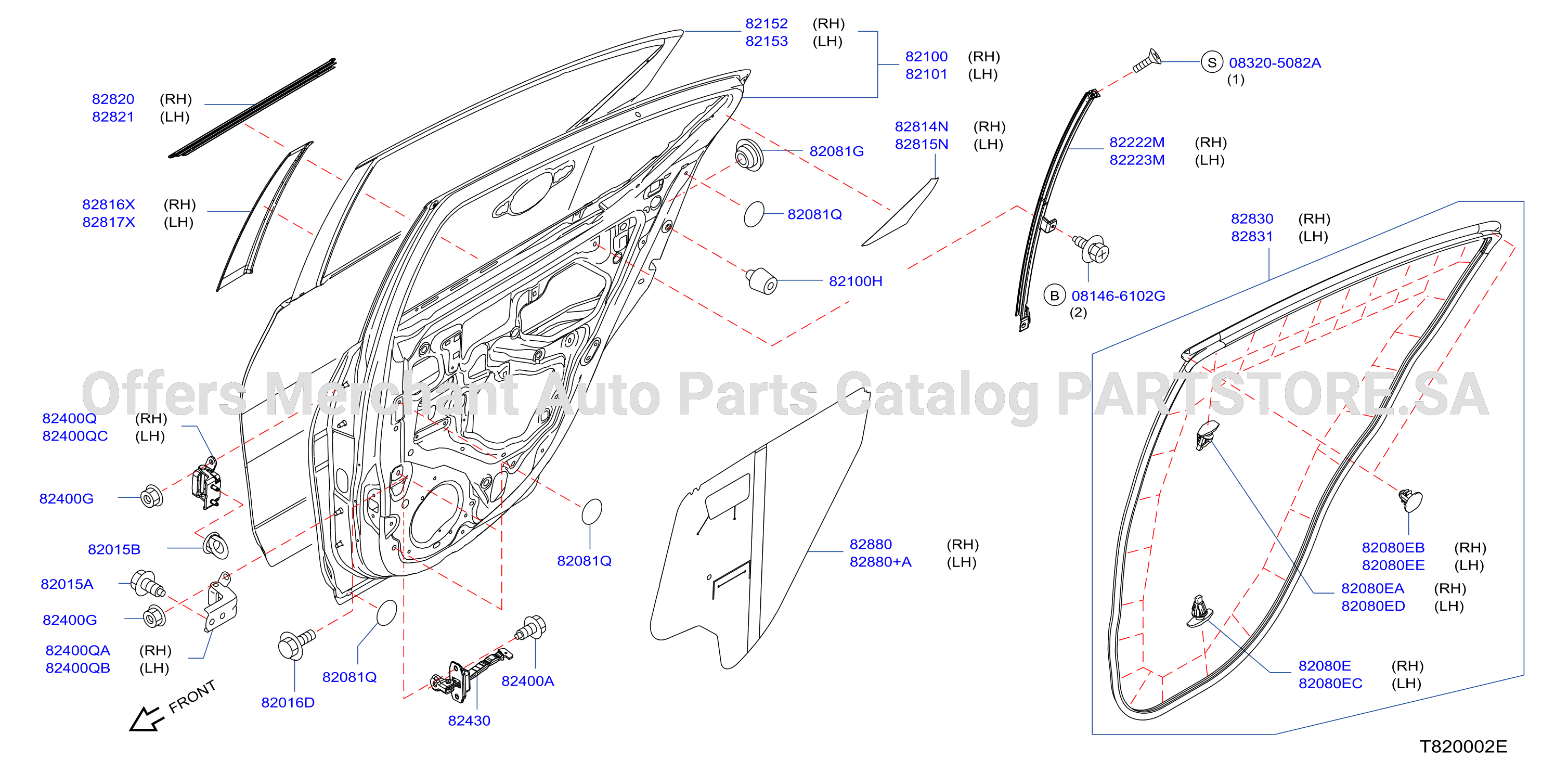 Rear Door Panel Fitting