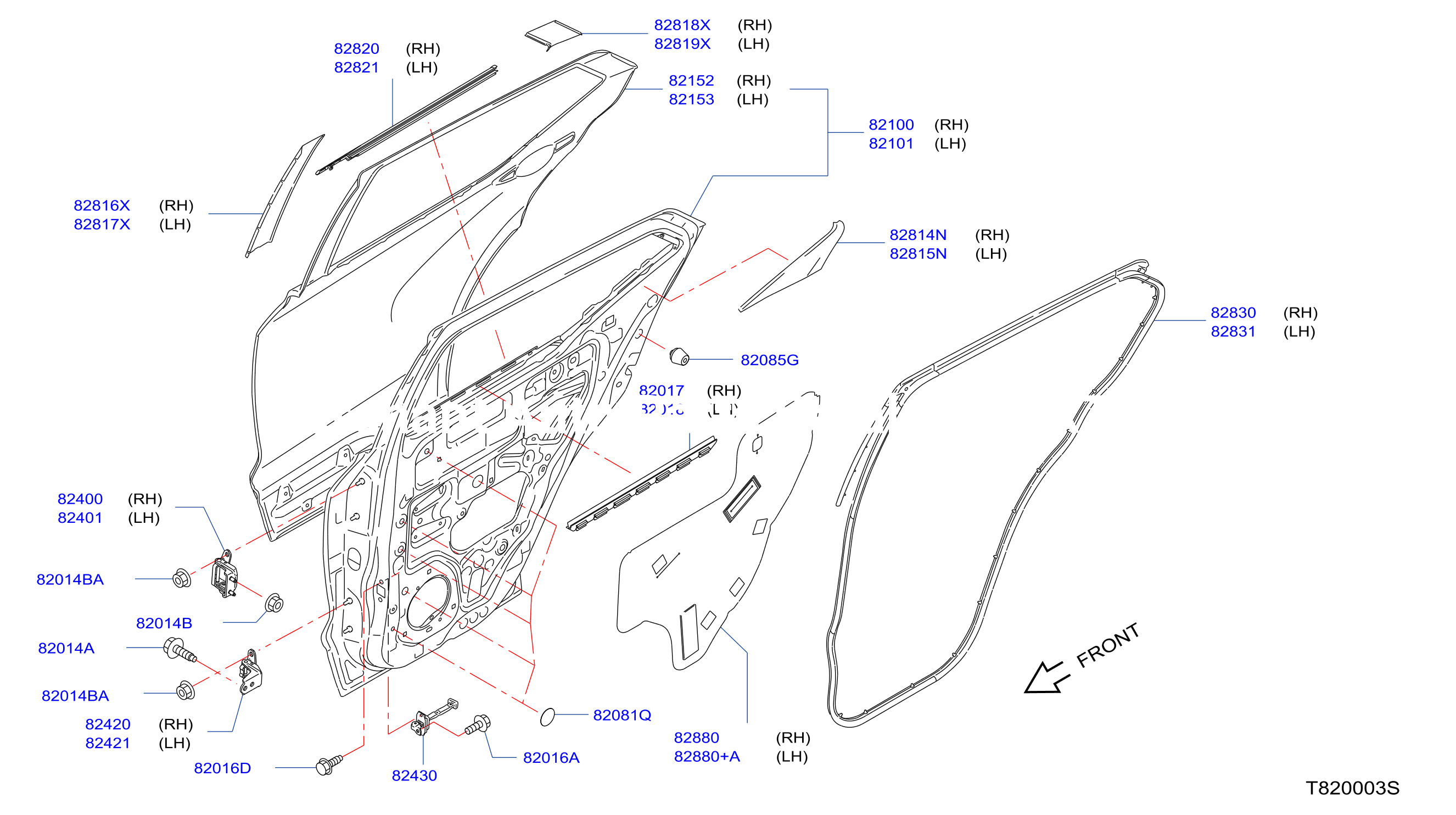 Rear Door Panel Fitting