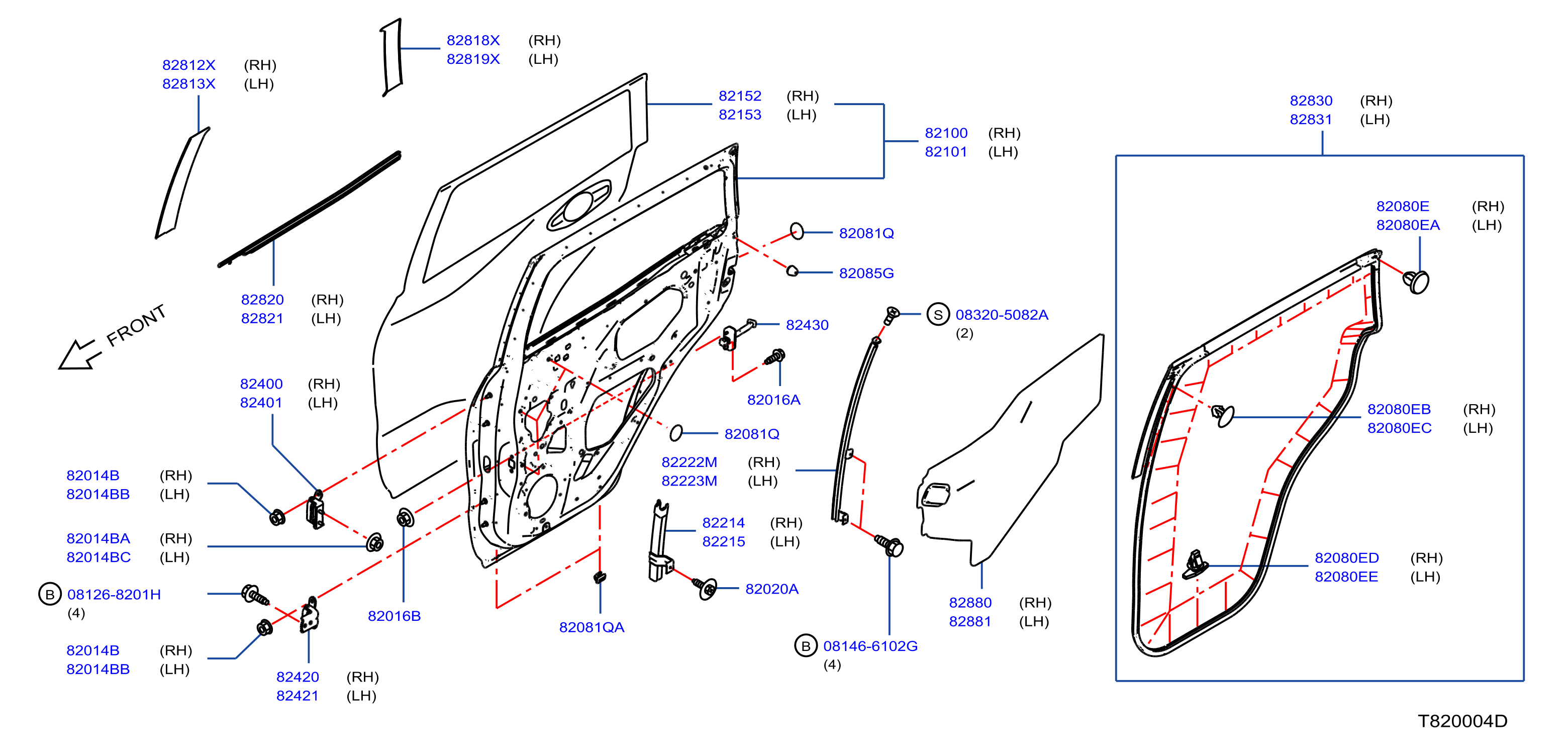 Rear Door Panel Fitting