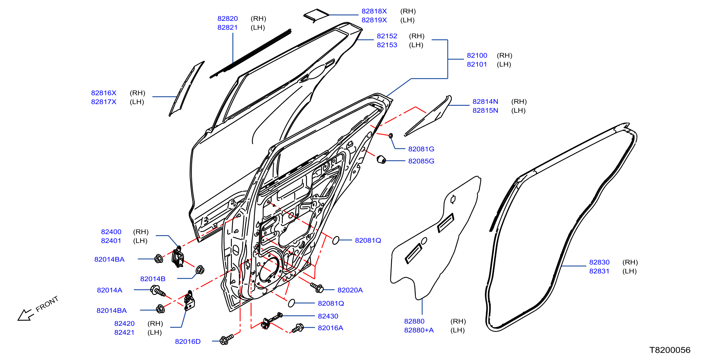 Rear Door Panel Fitting