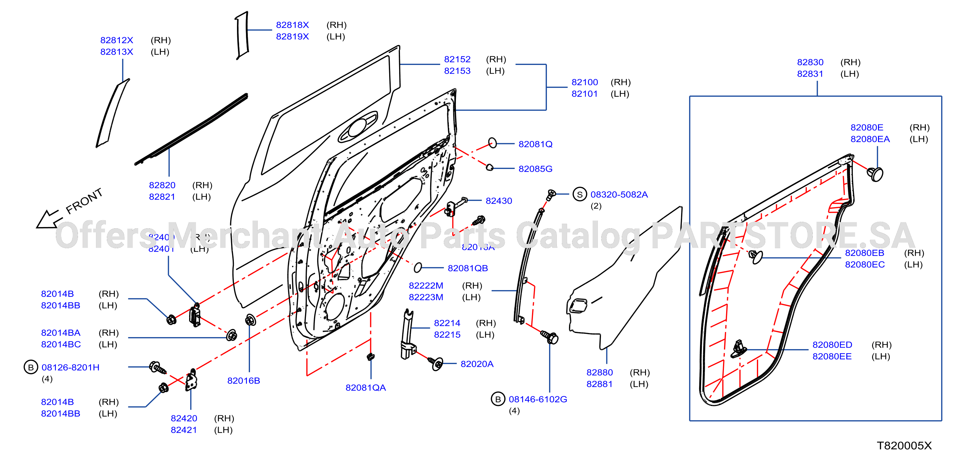Rear Door Panel Fitting